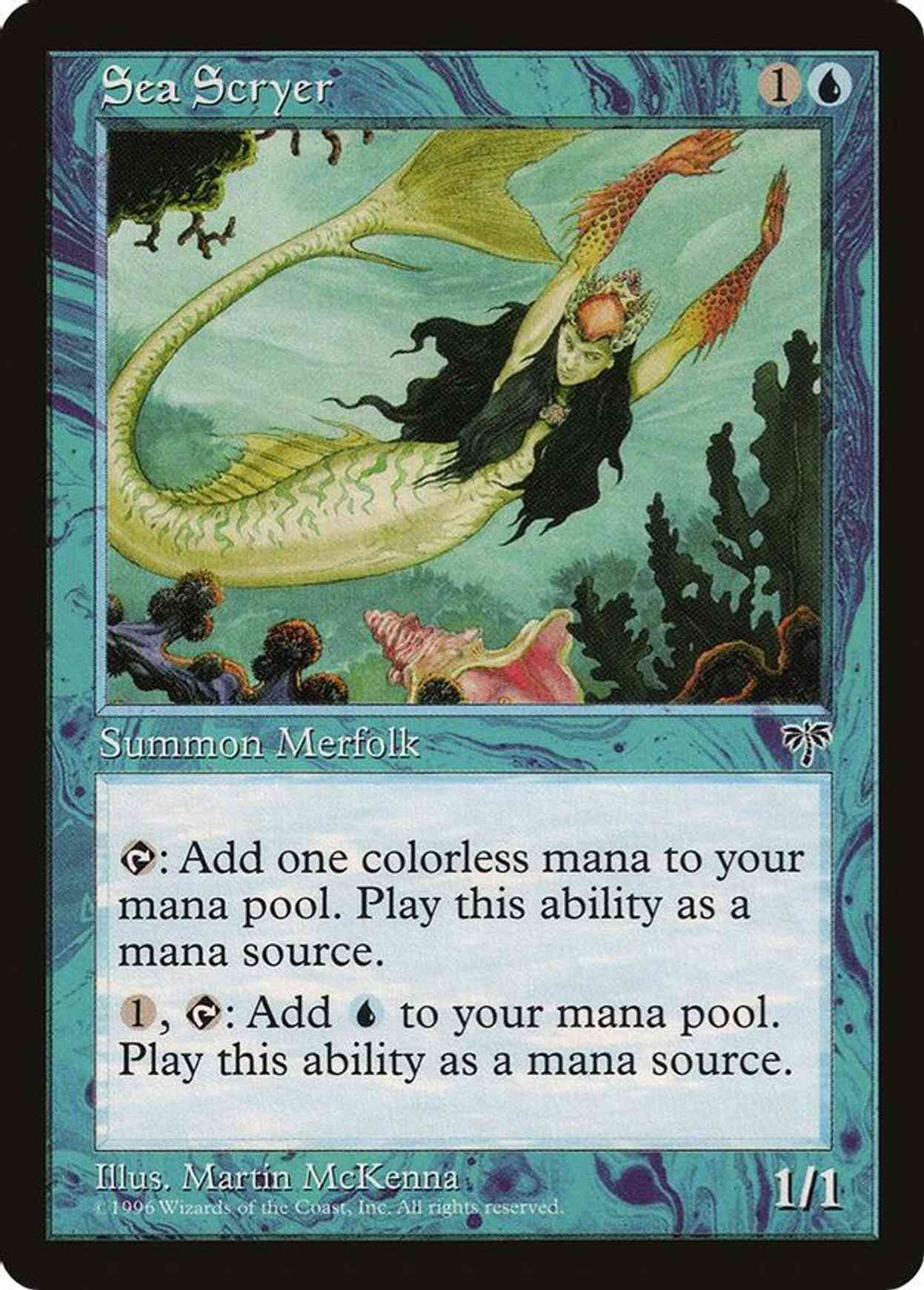 Sea Scryer magic card front