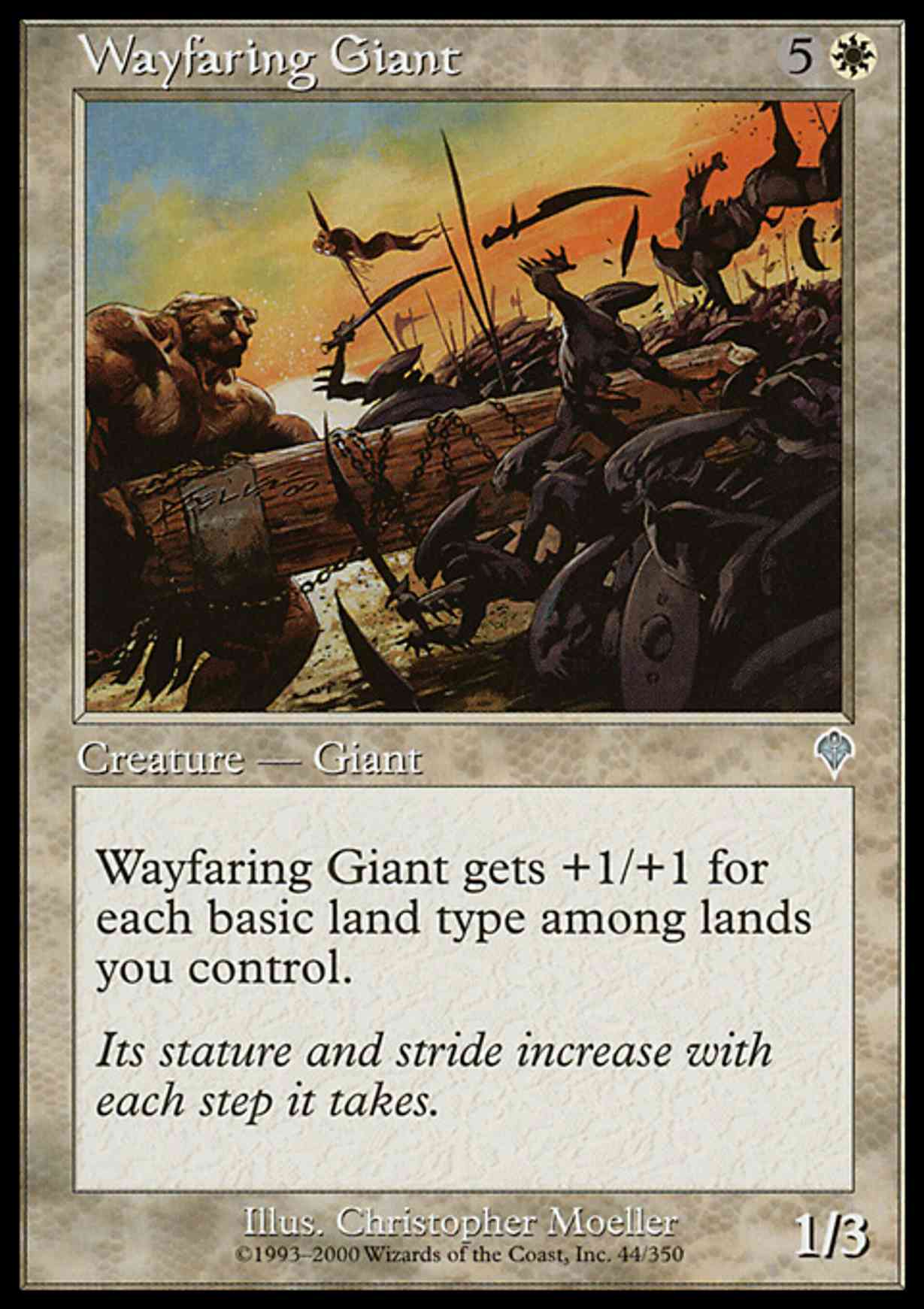 Wayfaring Giant magic card front