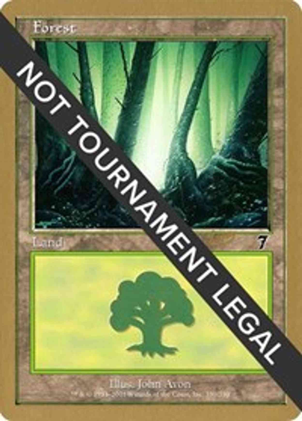 Forest (330) - 2002 Raphael Levy (7ED) magic card front
