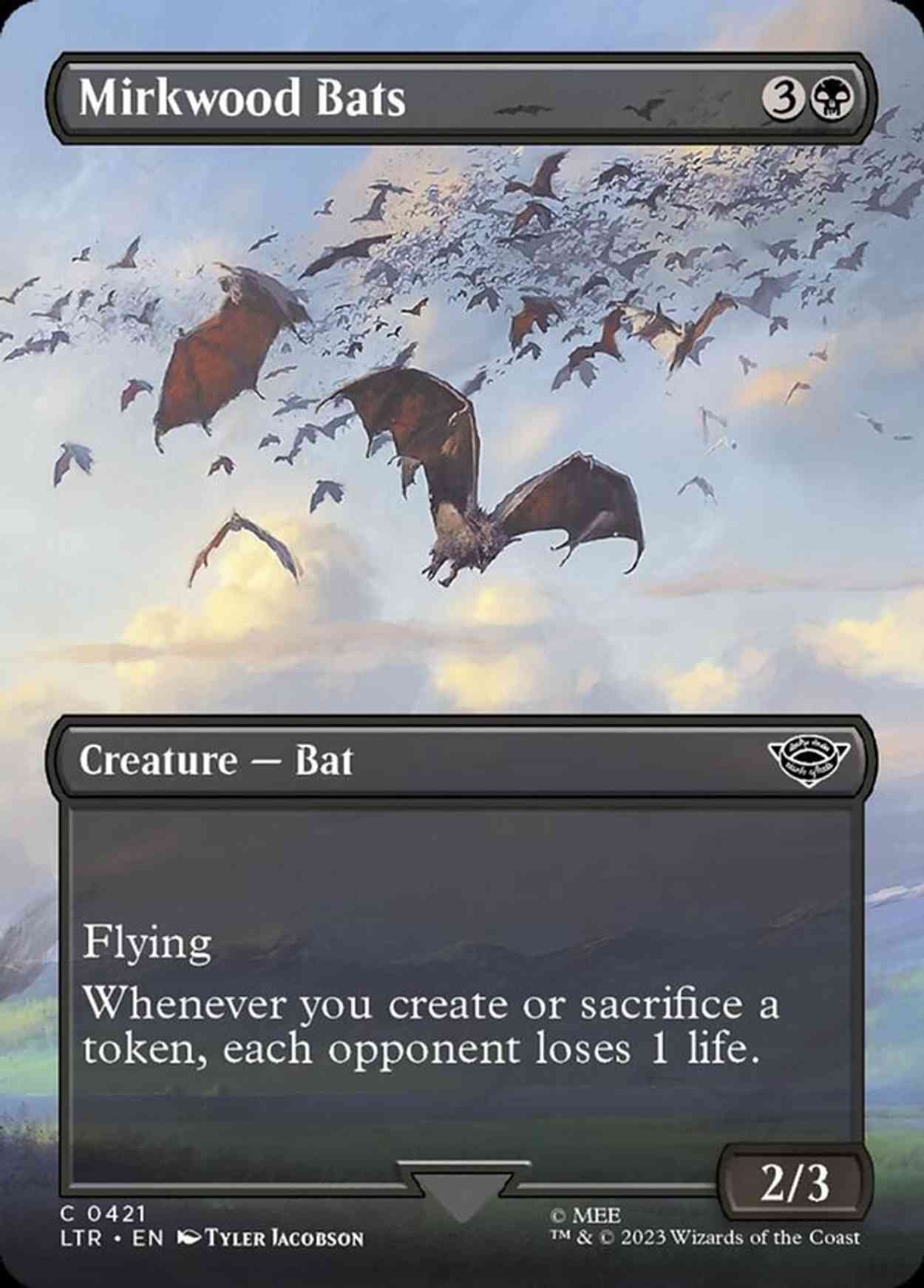 Mirkwood Bats (Borderless) magic card front