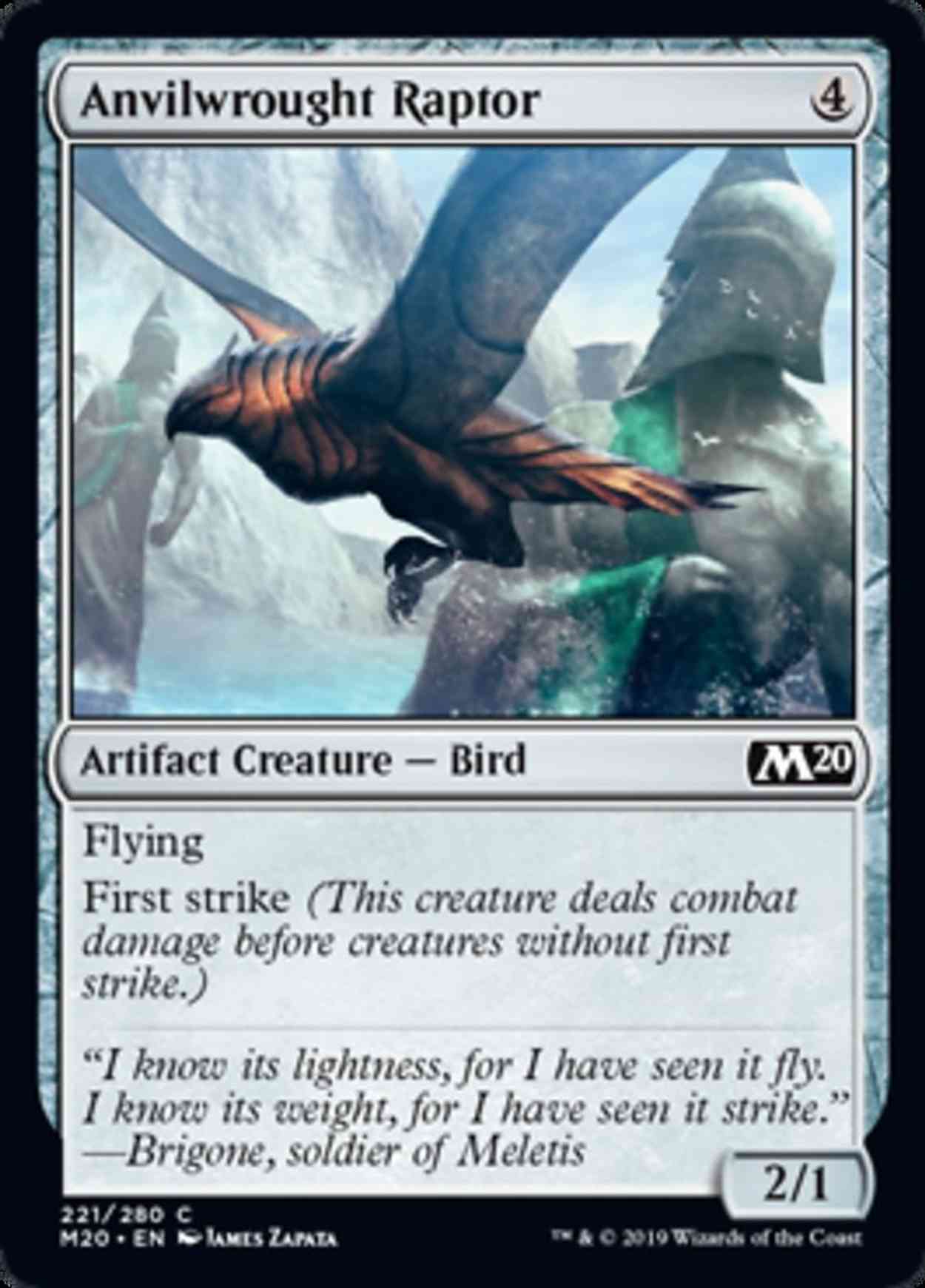 Anvilwrought Raptor magic card front