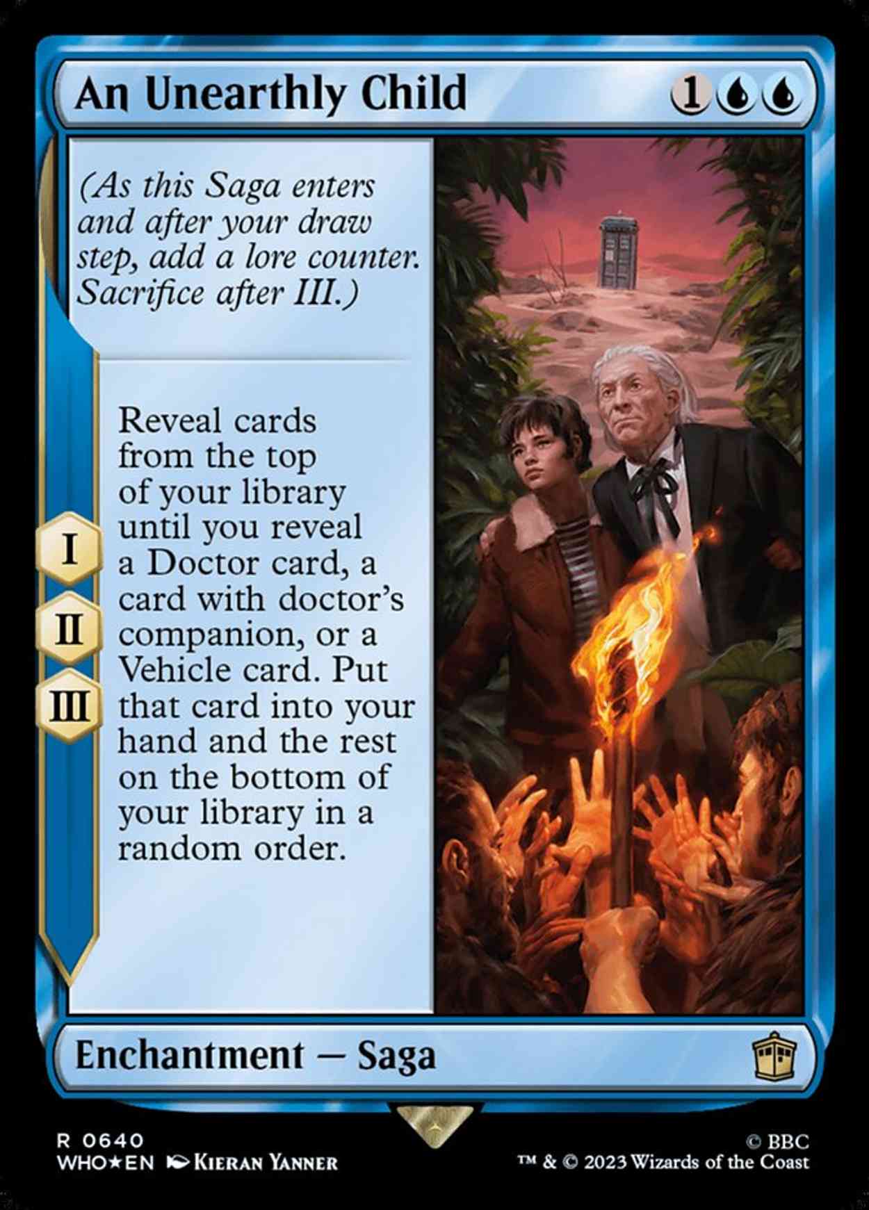 An Unearthly Child (Surge Foil) magic card front