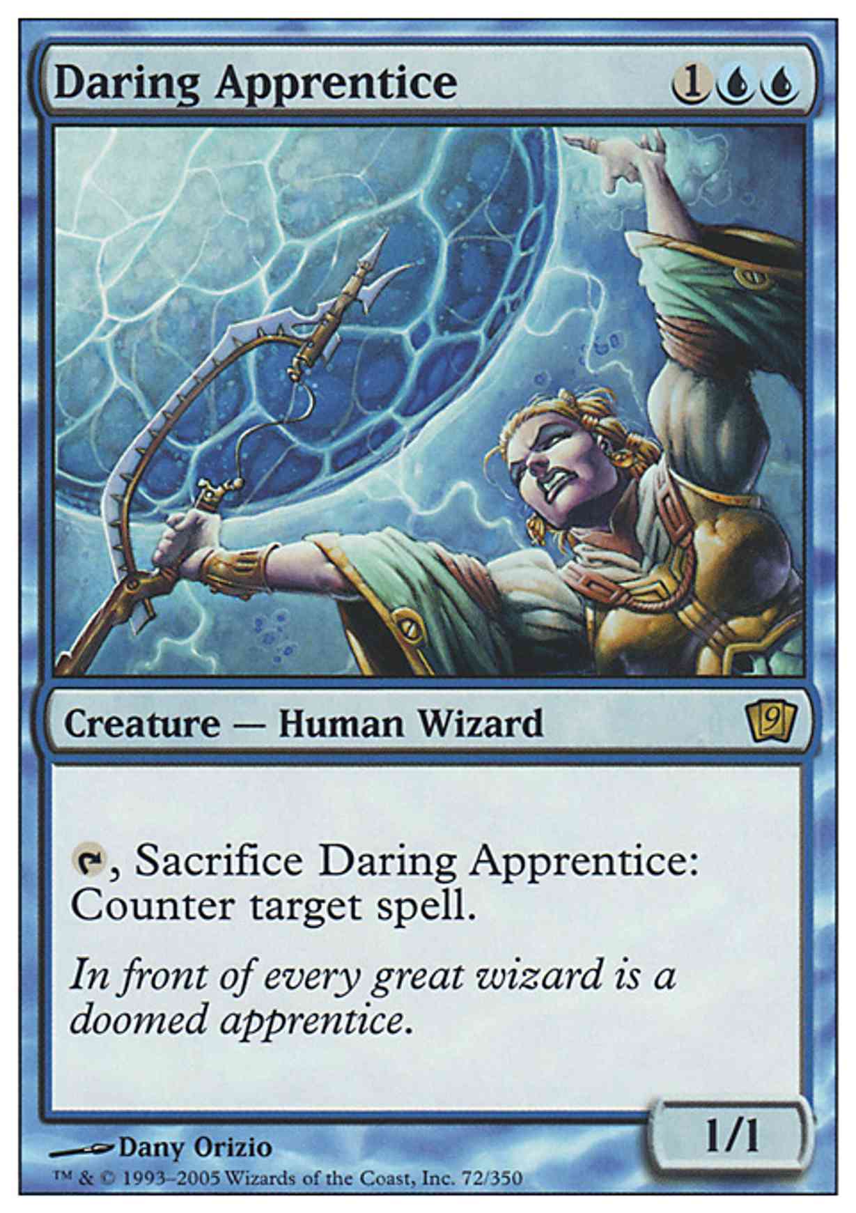 Daring Apprentice magic card front
