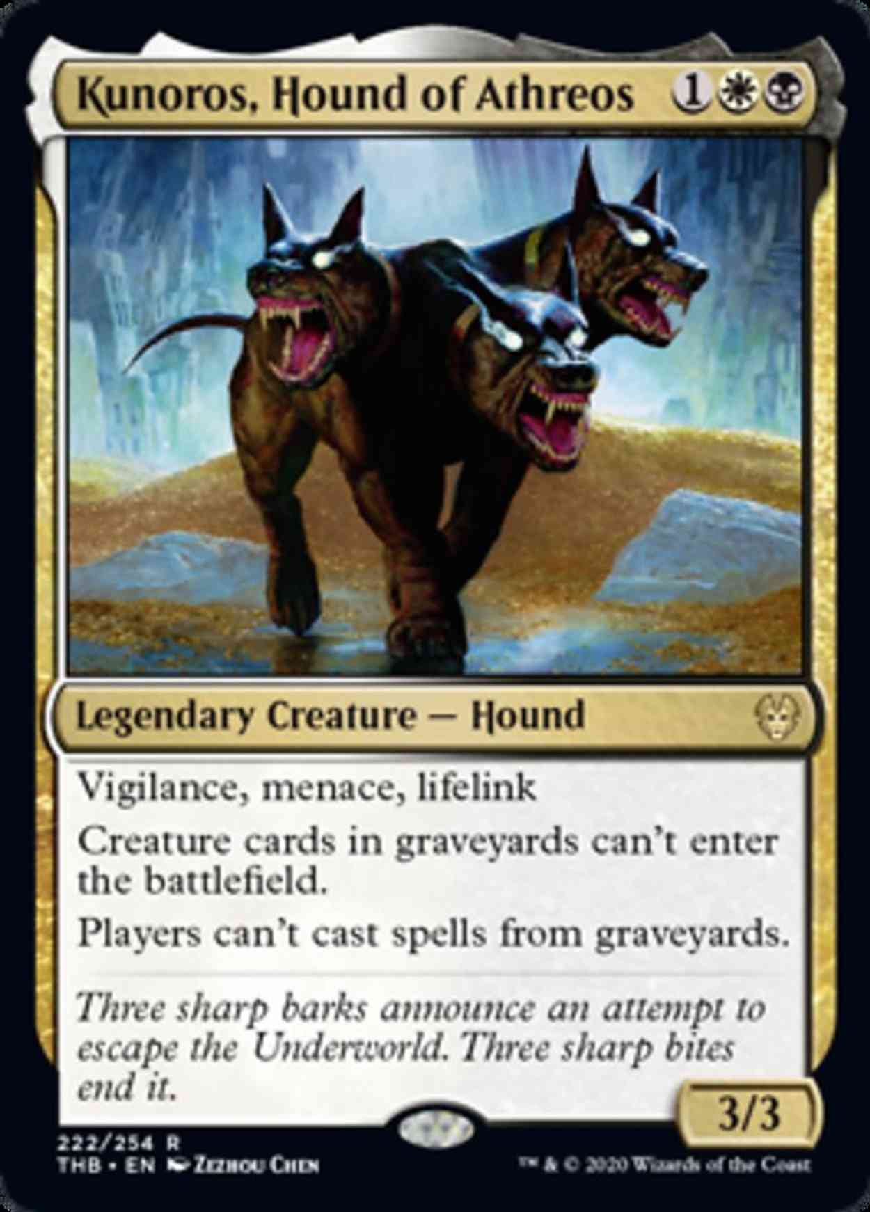 Kunoros, Hound of Athreos magic card front