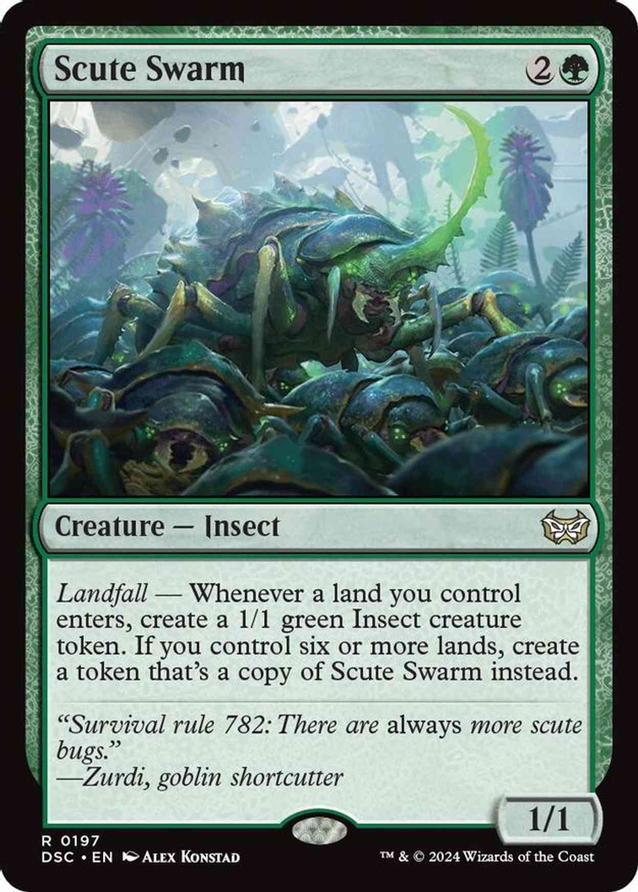 Scute Swarm magic card front