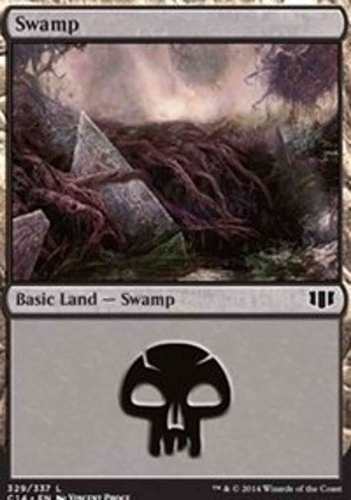 Swamp (329) magic card front