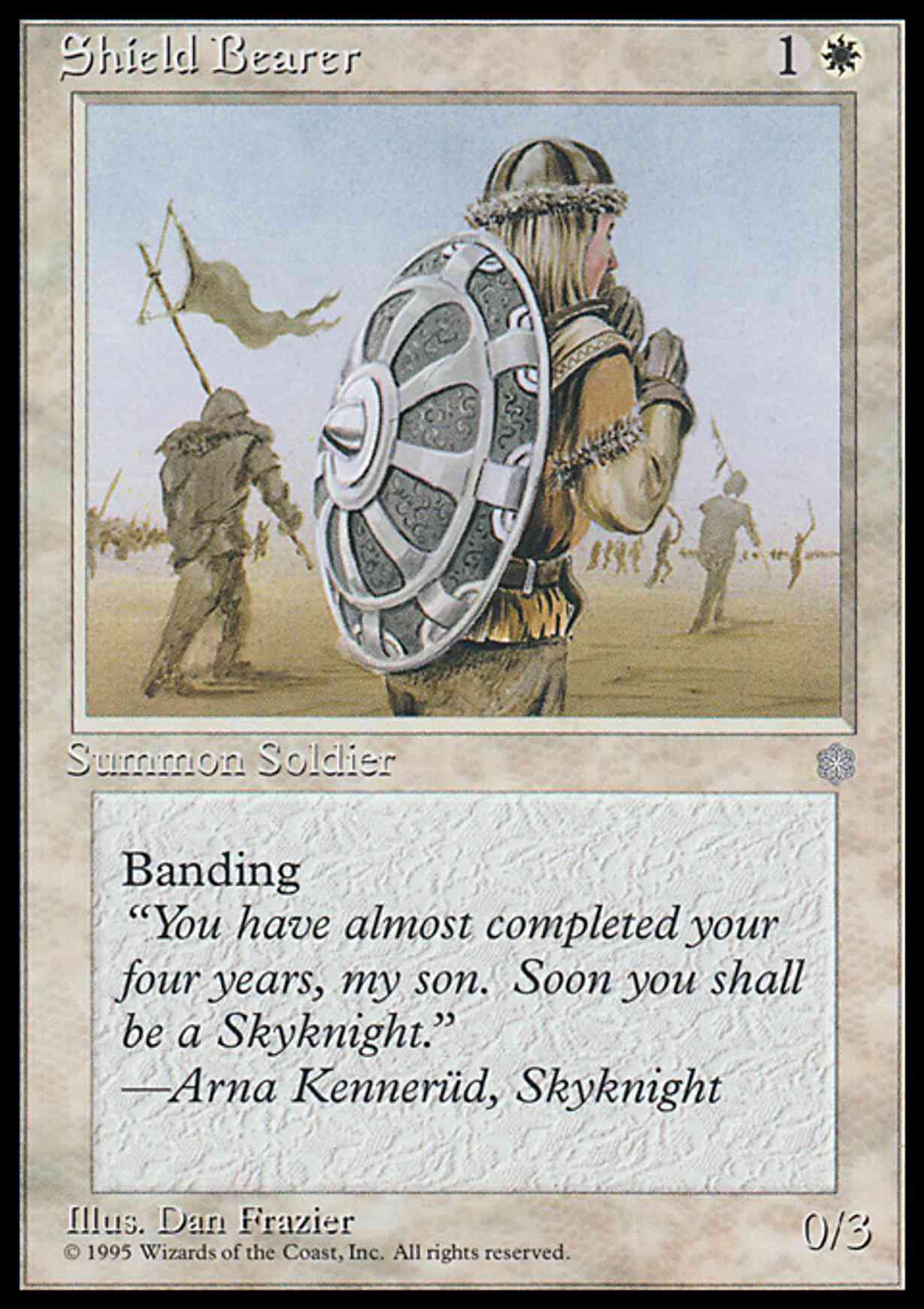 Shield Bearer magic card front
