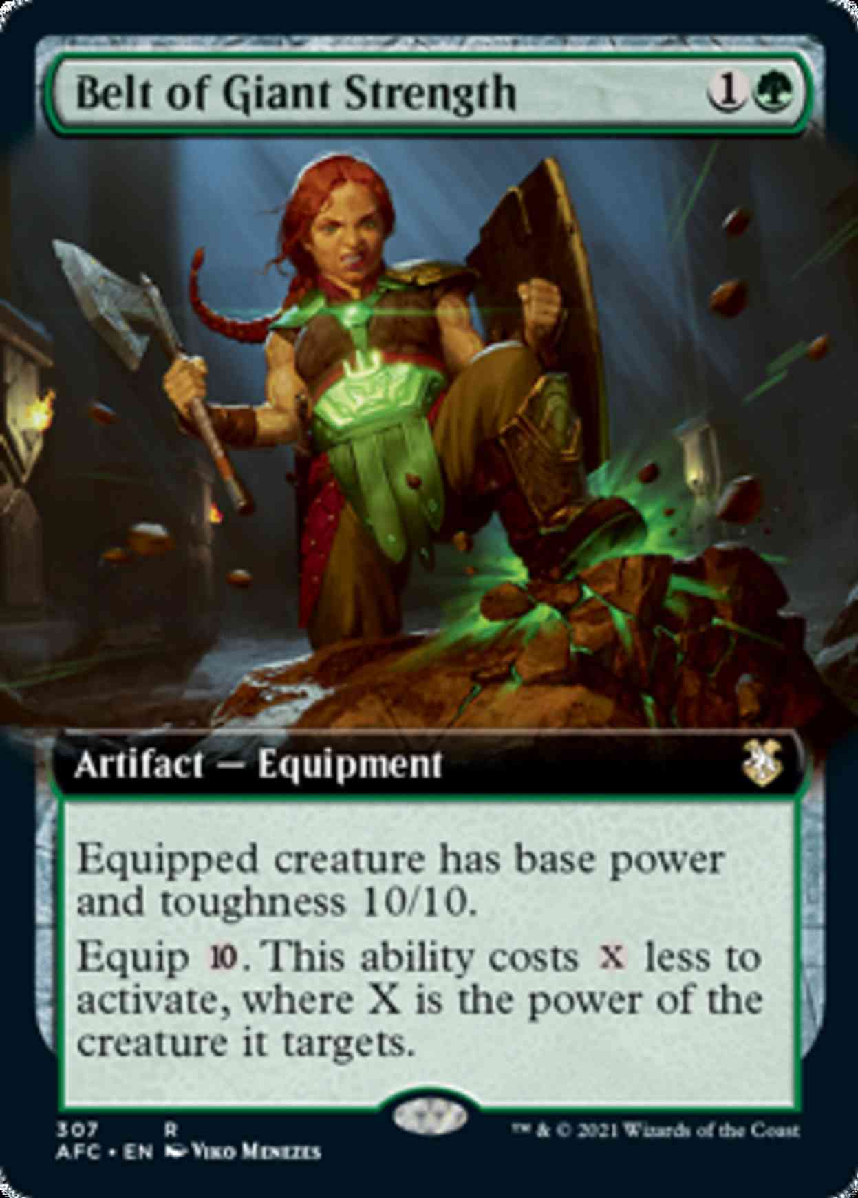Belt of Giant Strength (Extended Art) magic card front