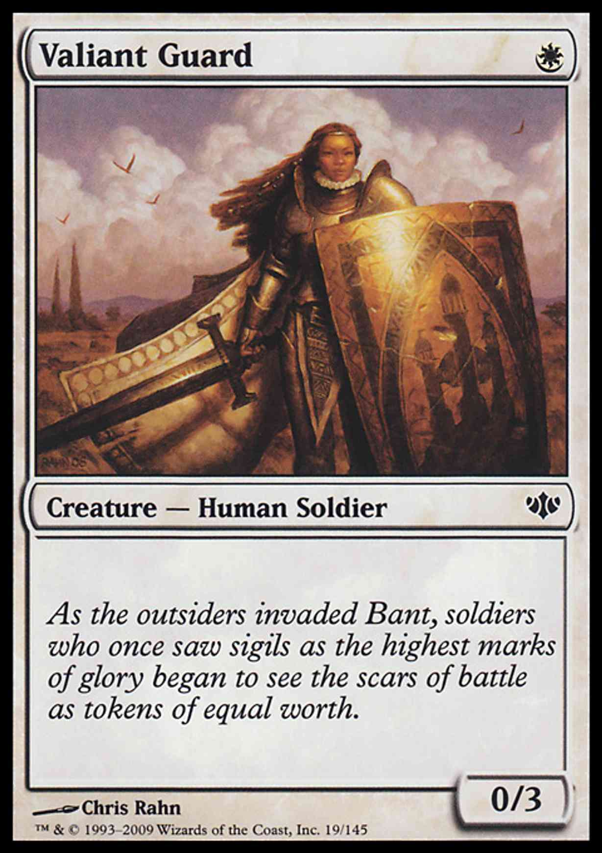 Valiant Guard magic card front