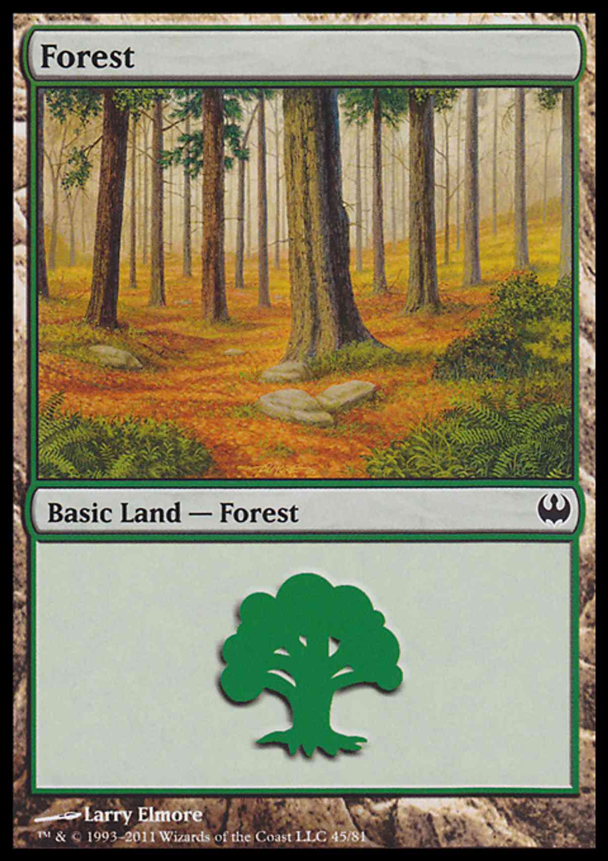 Forest (45)  magic card front