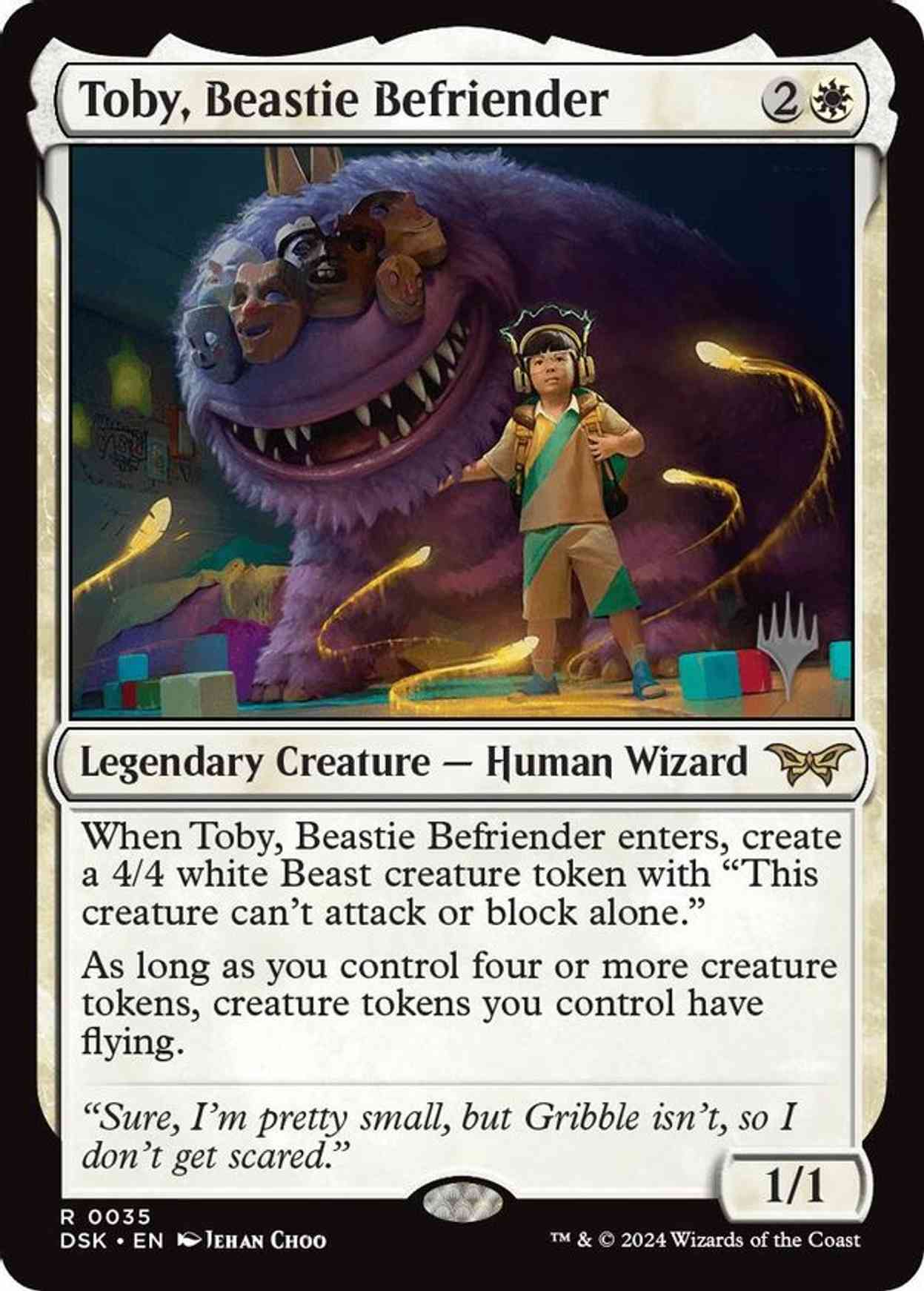 Toby, Beastie Befriender magic card front