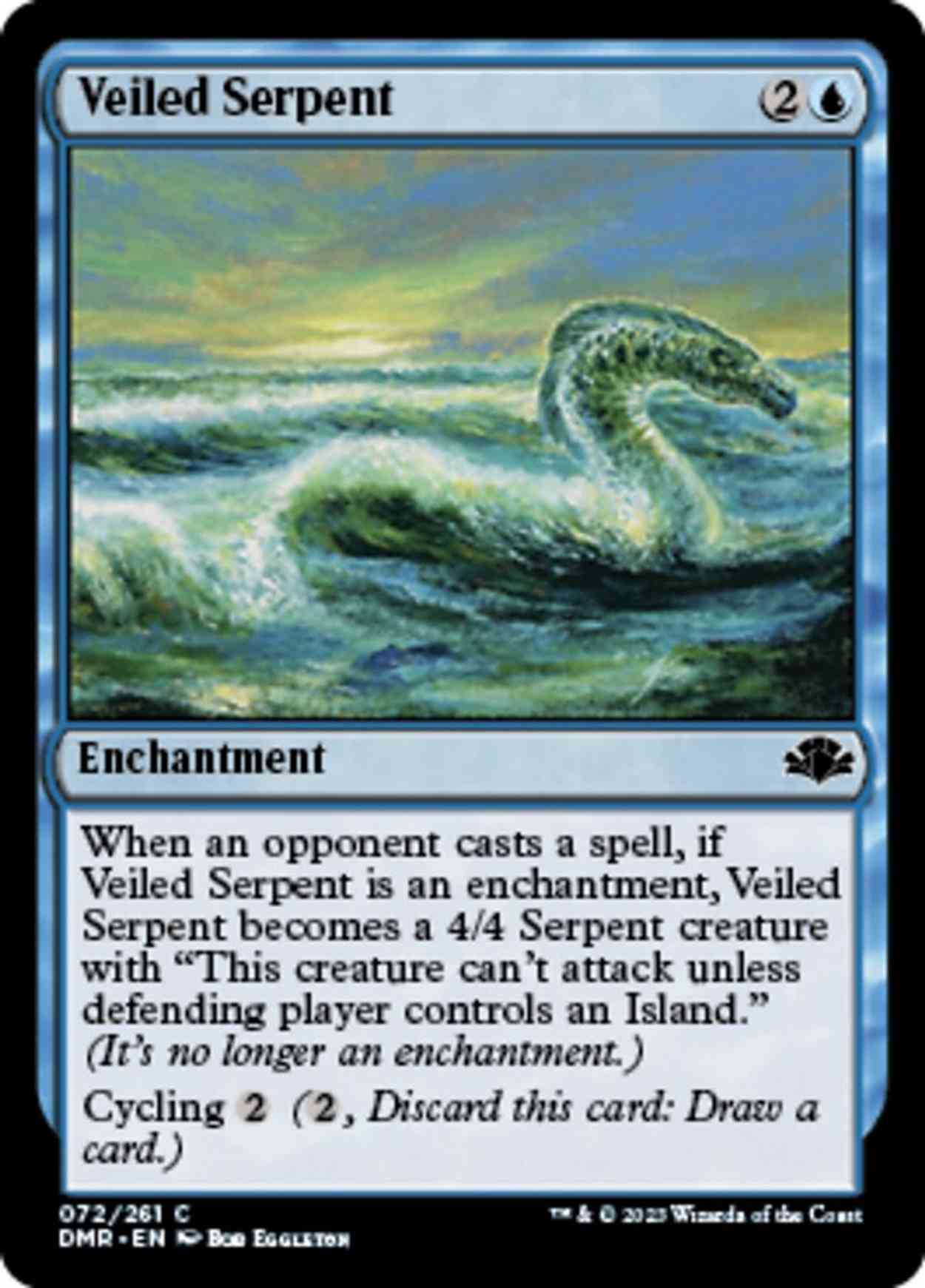 Veiled Serpent magic card front