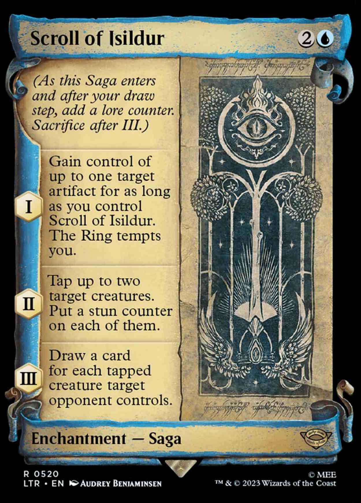 Scroll of Isildur (Showcase Scrolls) magic card front