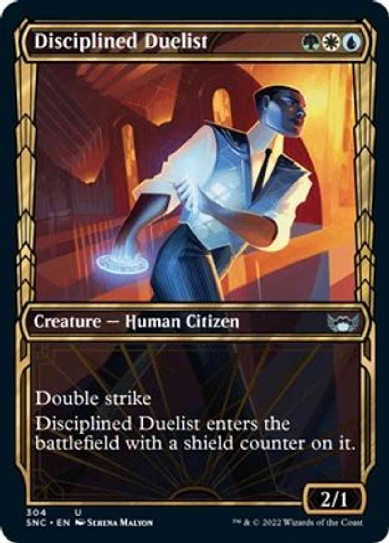 Disciplined Duelist (Showcase) magic card front