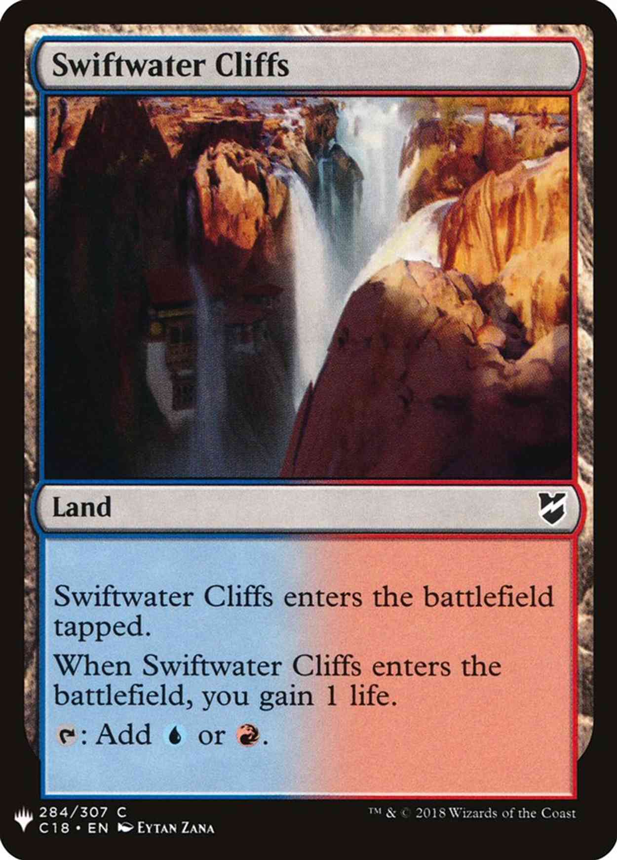 Swiftwater Cliffs magic card front