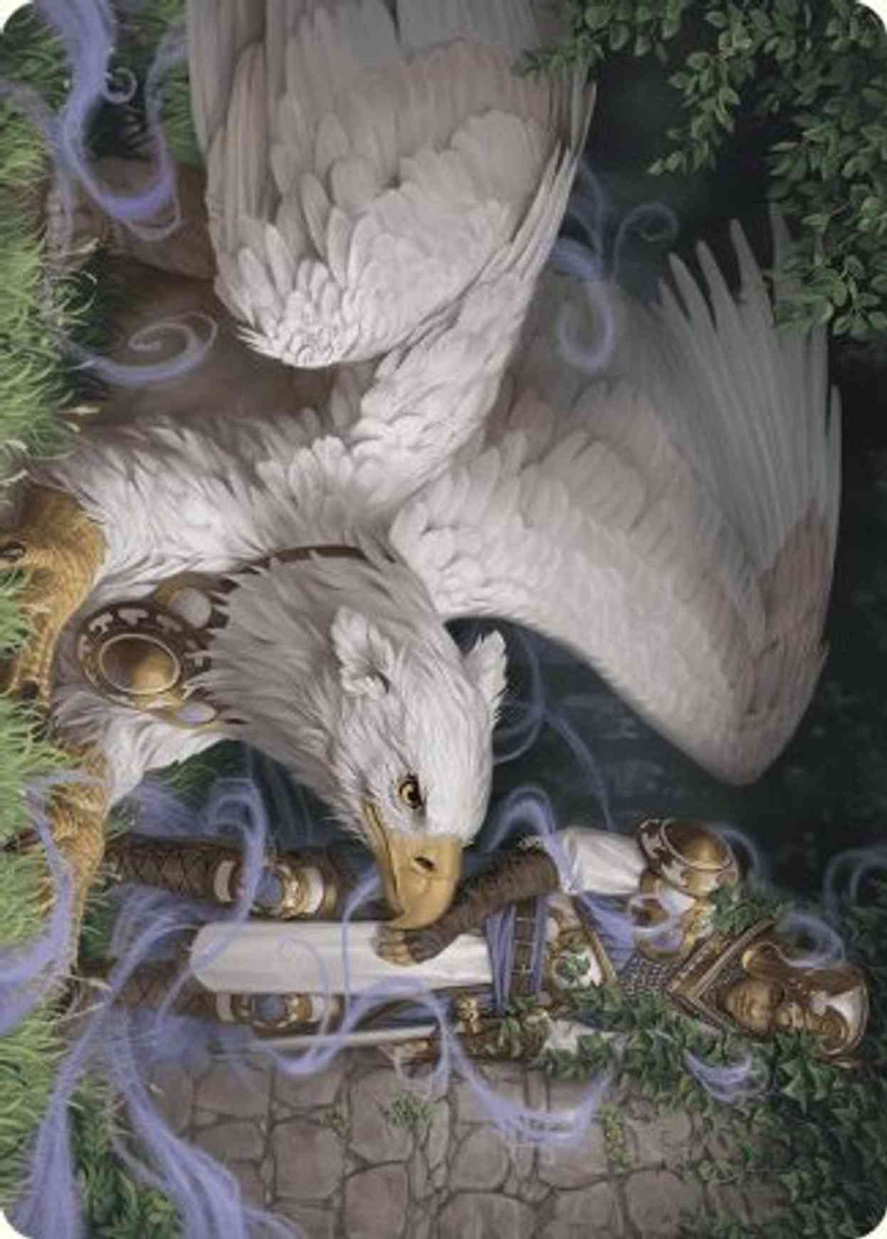 Dutiful Griffin Art Card magic card front