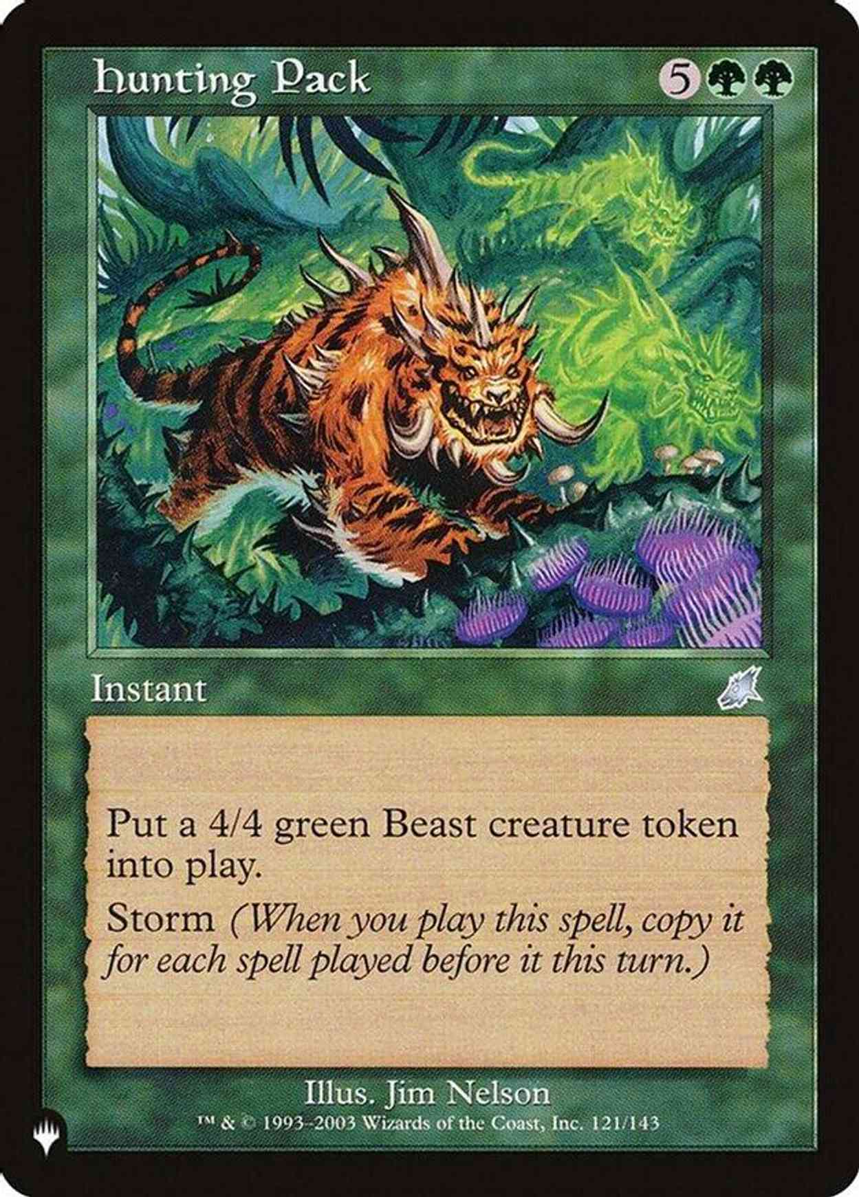 Hunting Pack magic card front