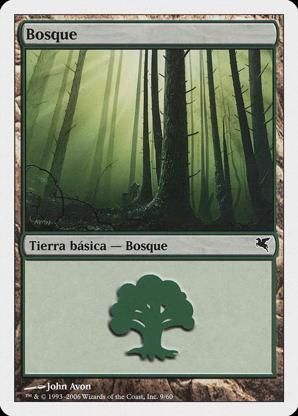 Forest (Retro Frame) magic card front