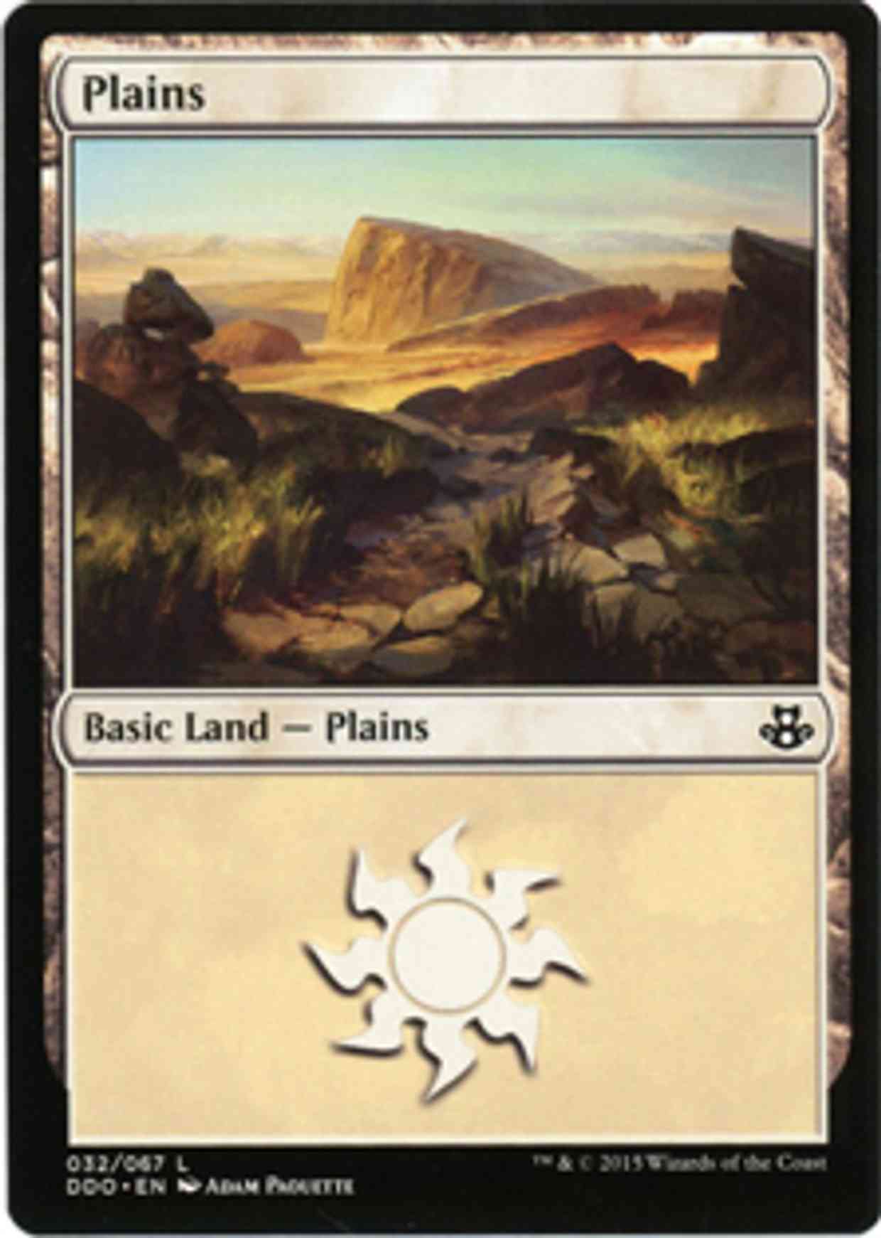 Plains (32) magic card front