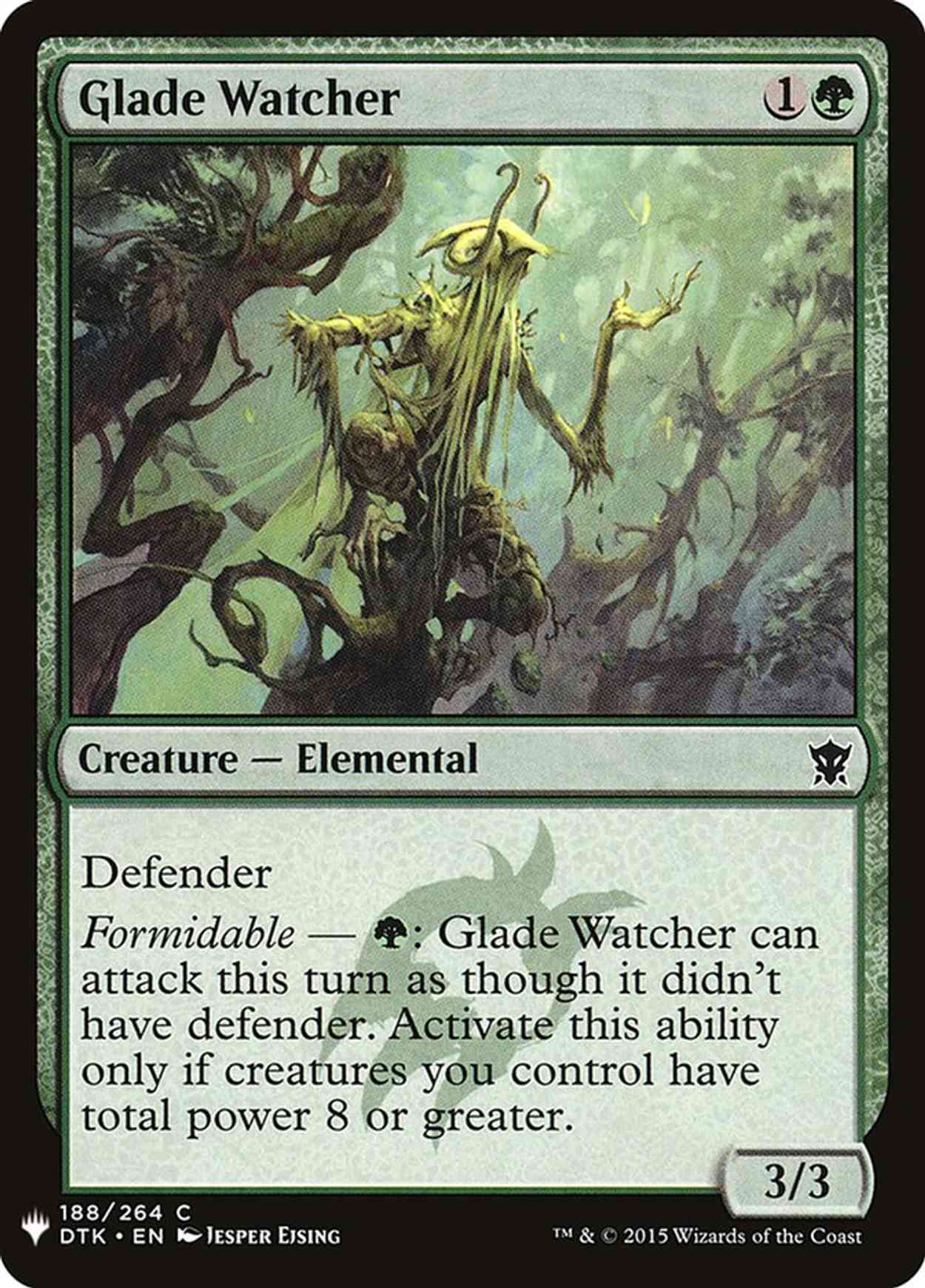 Glade Watcher magic card front