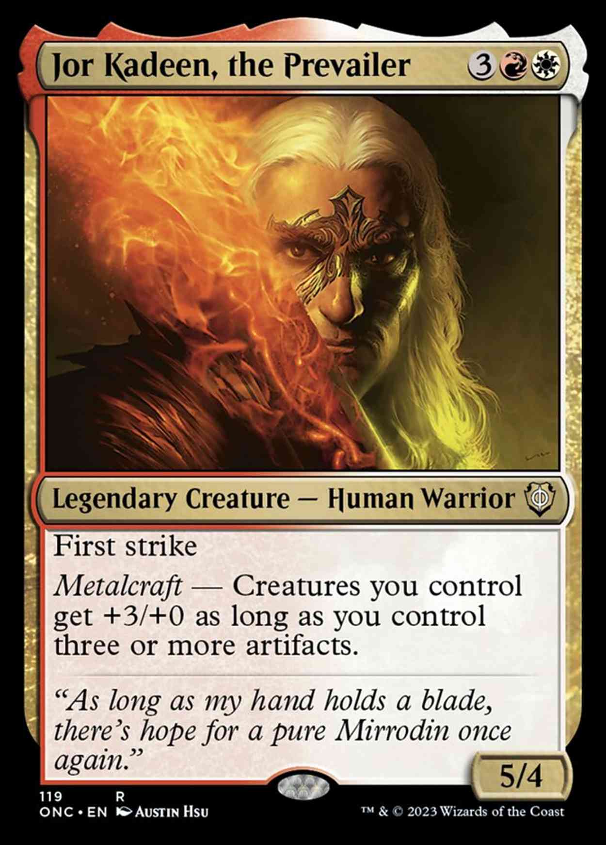 Jor Kadeen, the Prevailer magic card front
