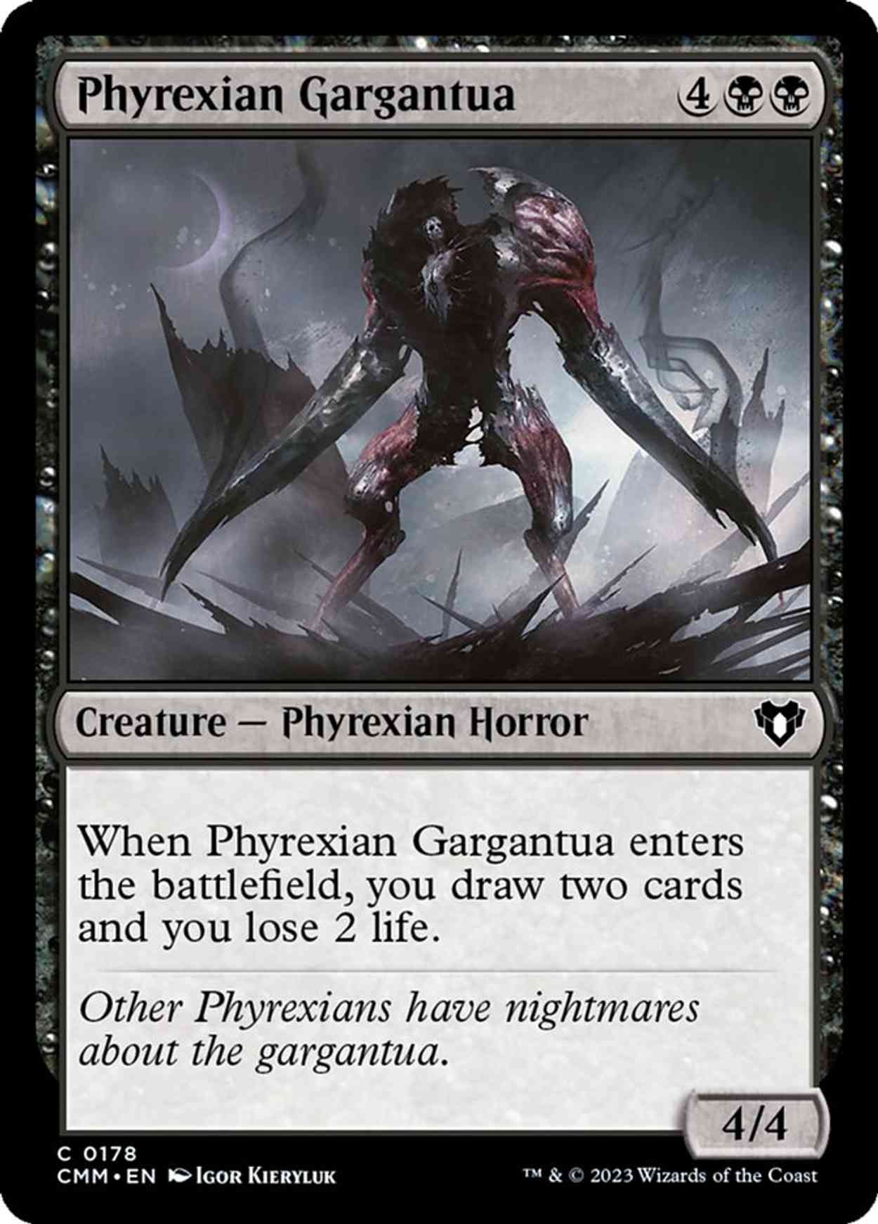 Phyrexian Gargantua magic card front