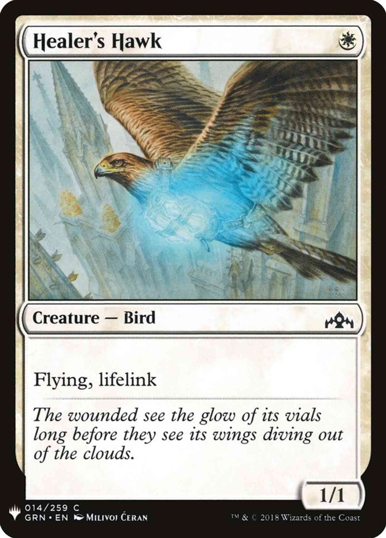 Healer's Hawk magic card front