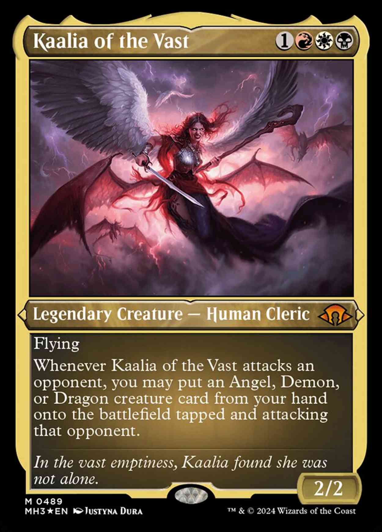 Kaalia of the Vast (Foil Etched) magic card front