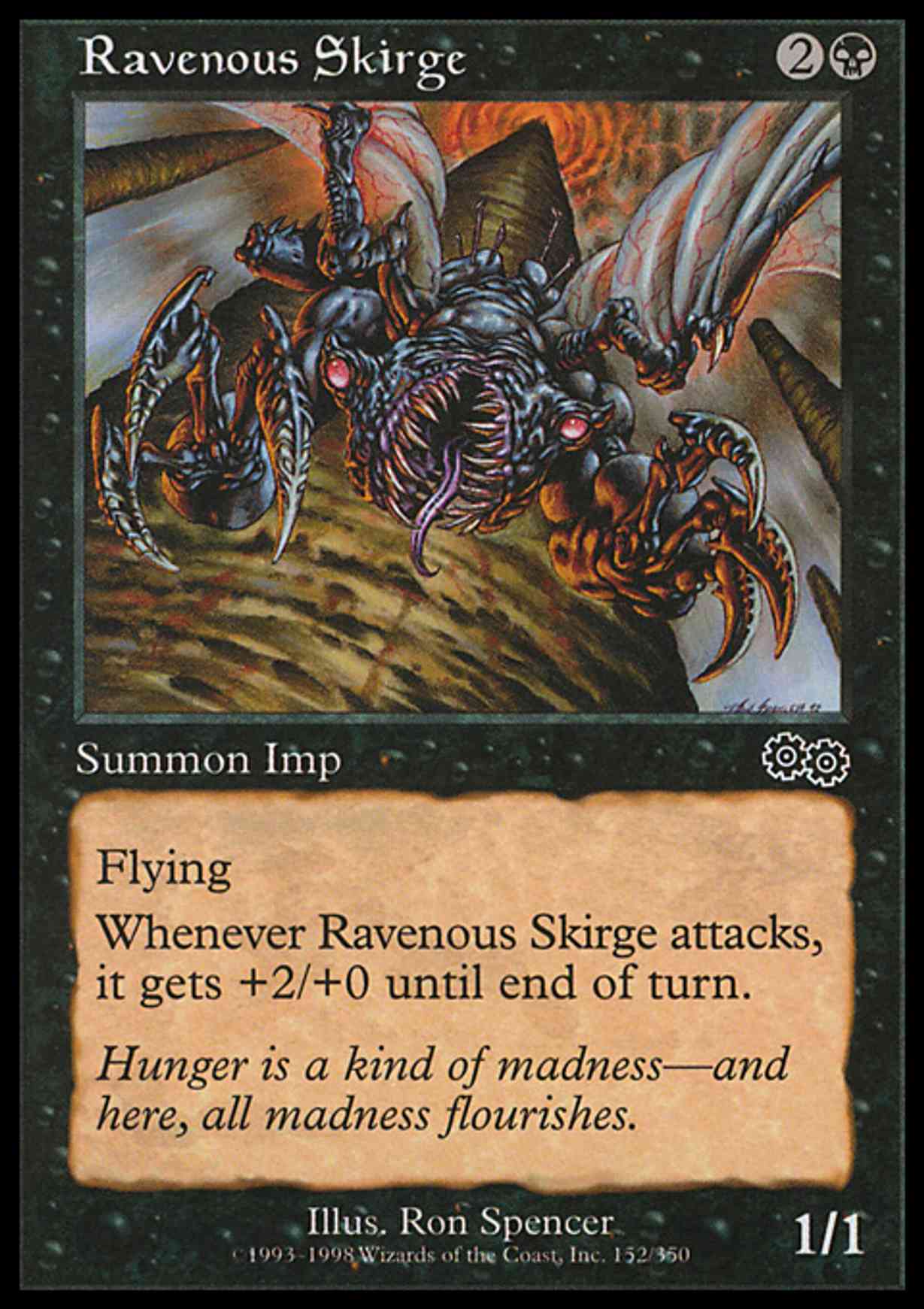 Ravenous Skirge magic card front
