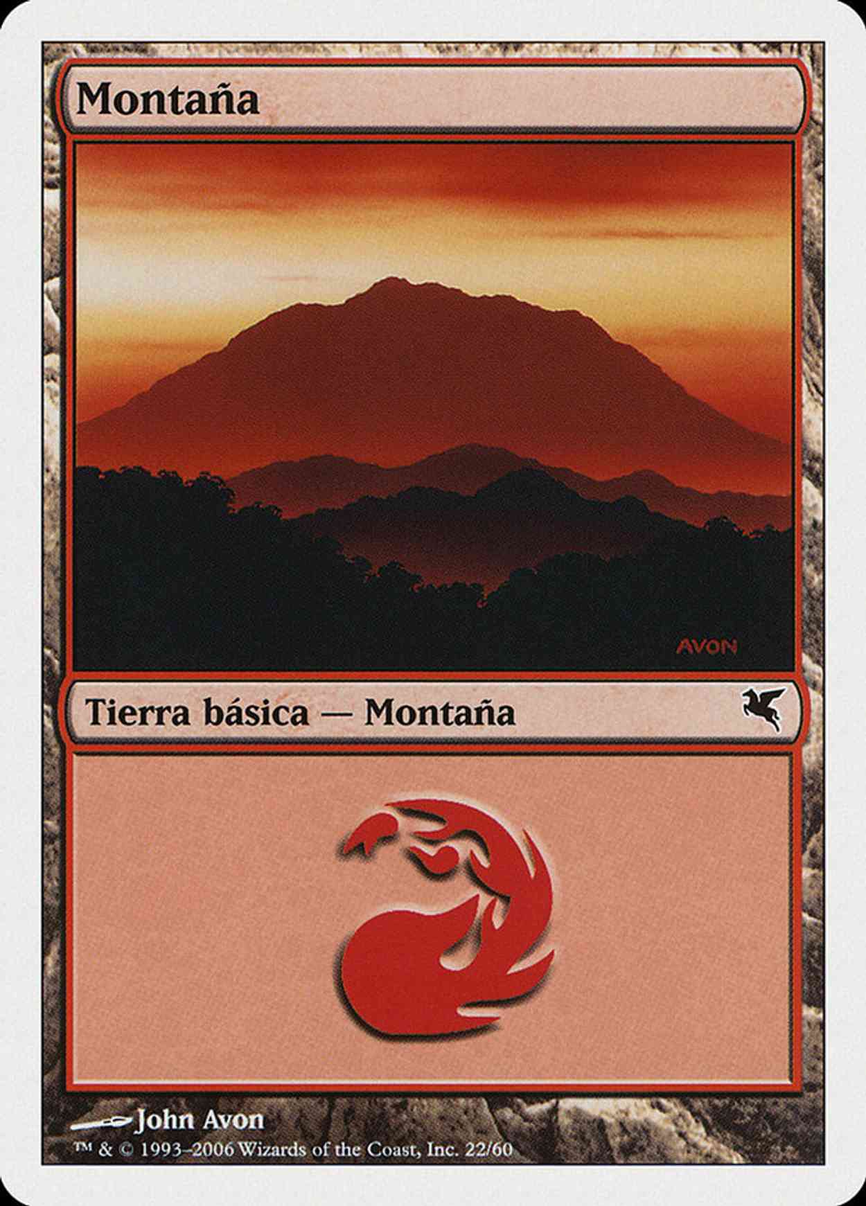 Mountain (Retro Frame) magic card front