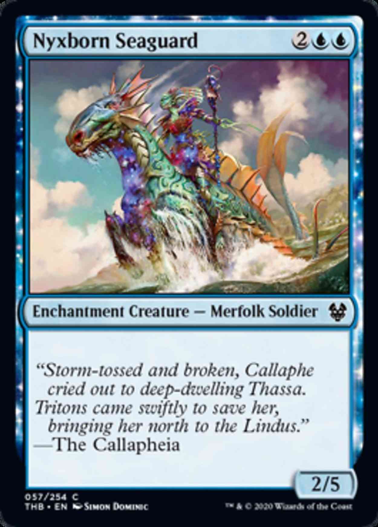 Nyxborn Seaguard magic card front