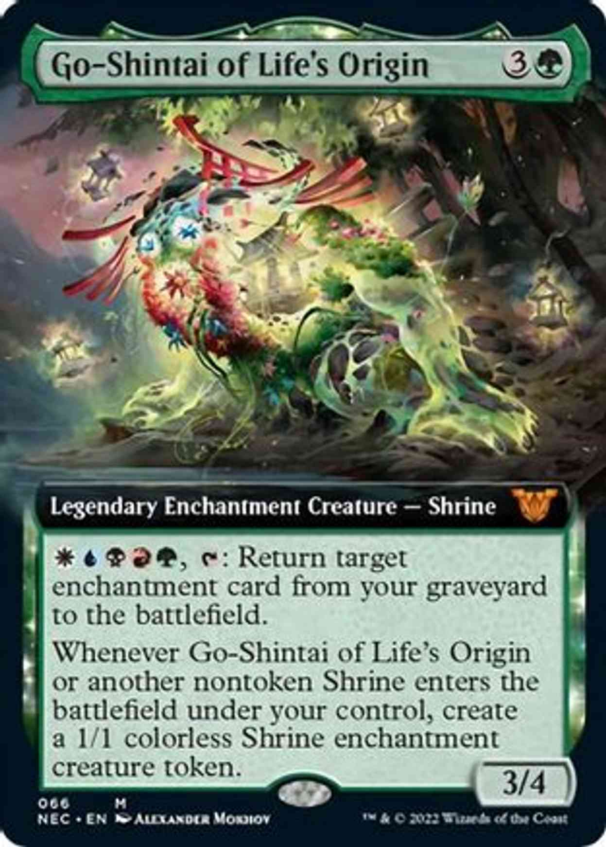 Go-Shintai of Life's Origin (Extended Art) magic card front