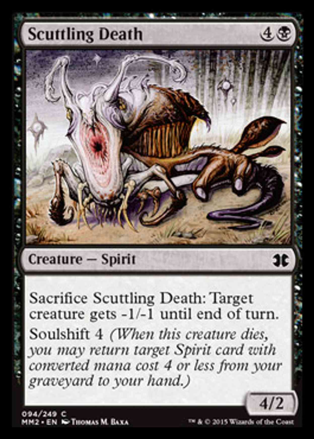 Scuttling Death magic card front