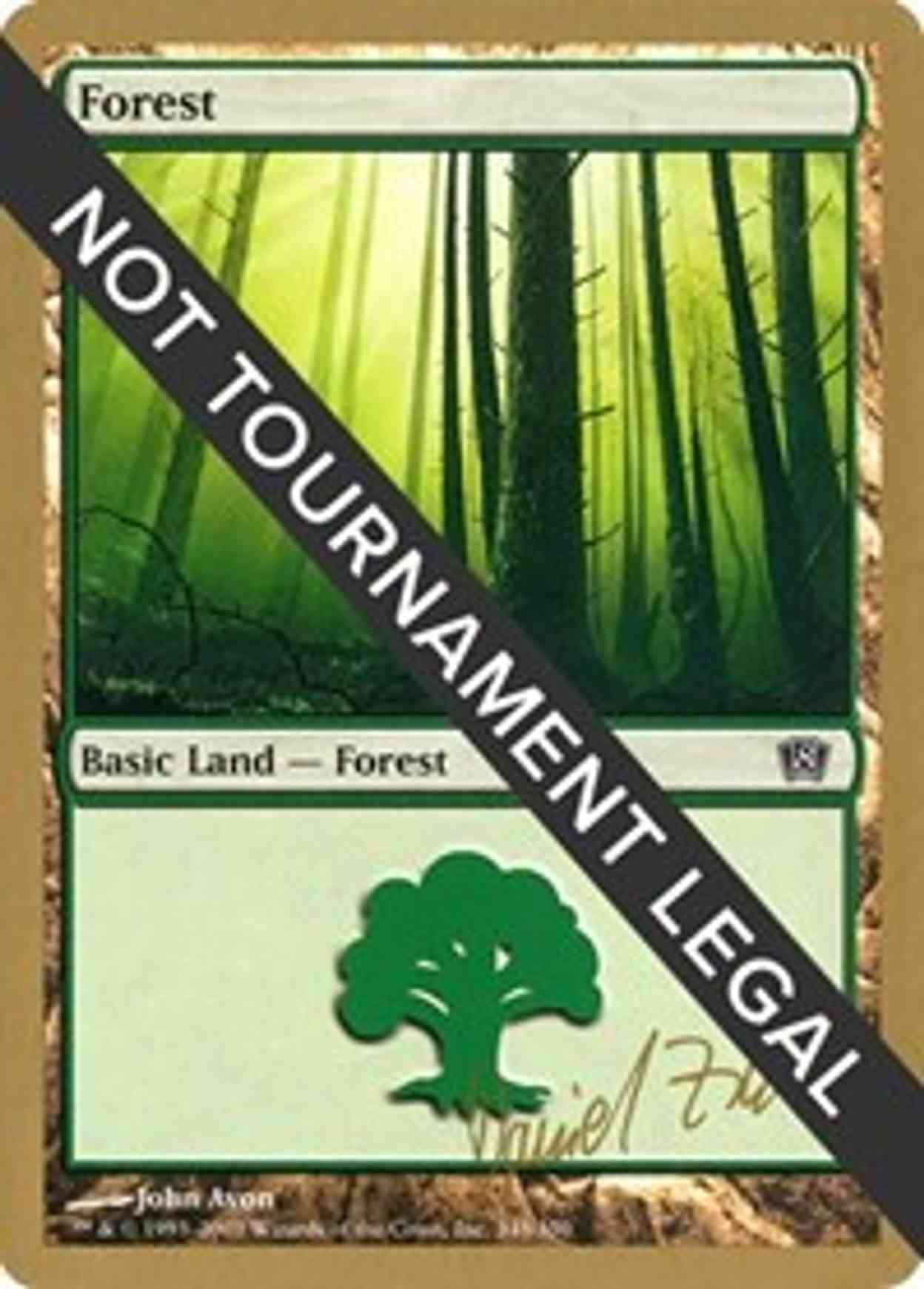 Forest (348) - 2003 Daniel Zink (8ED) magic card front