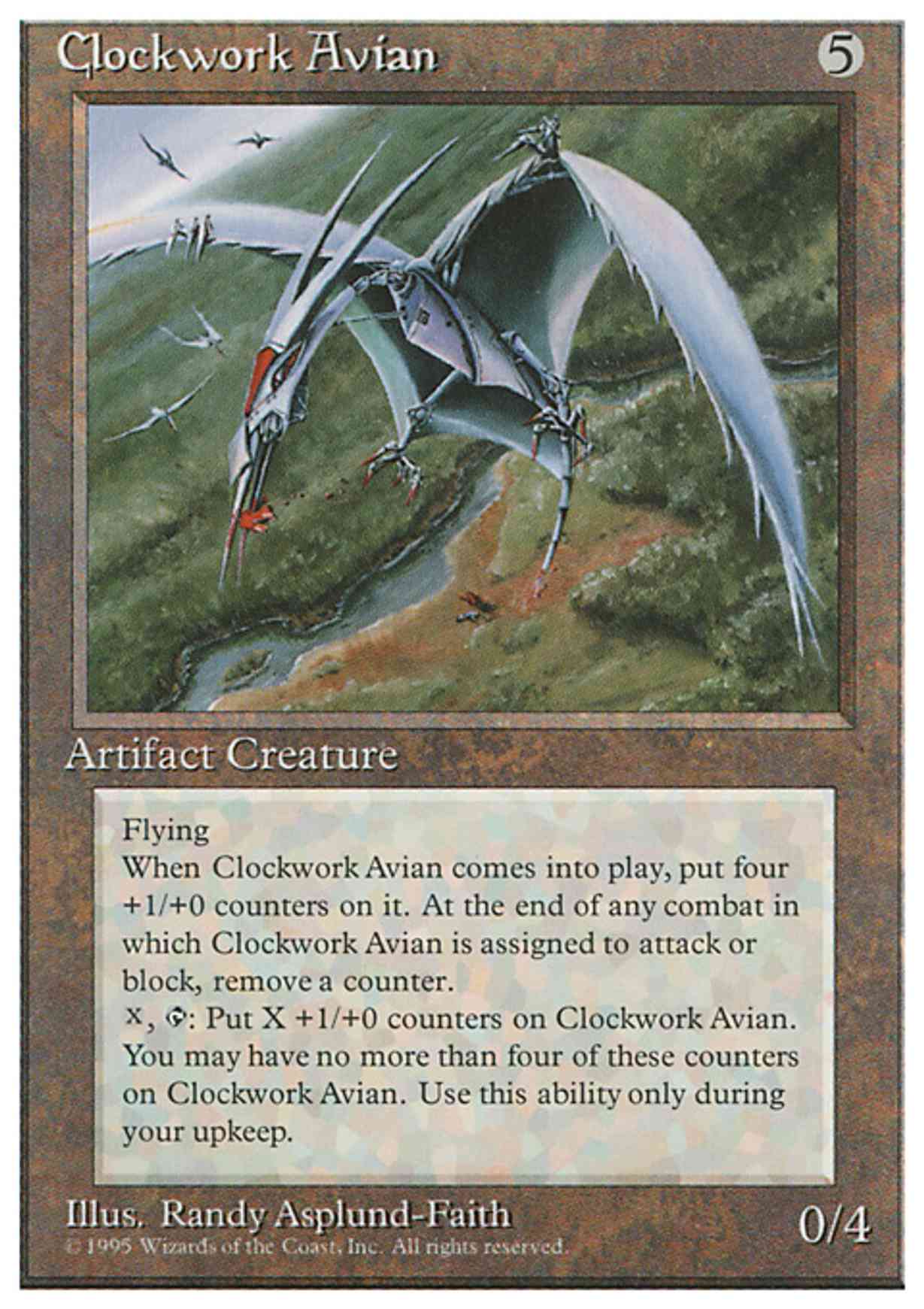 Clockwork Avian magic card front