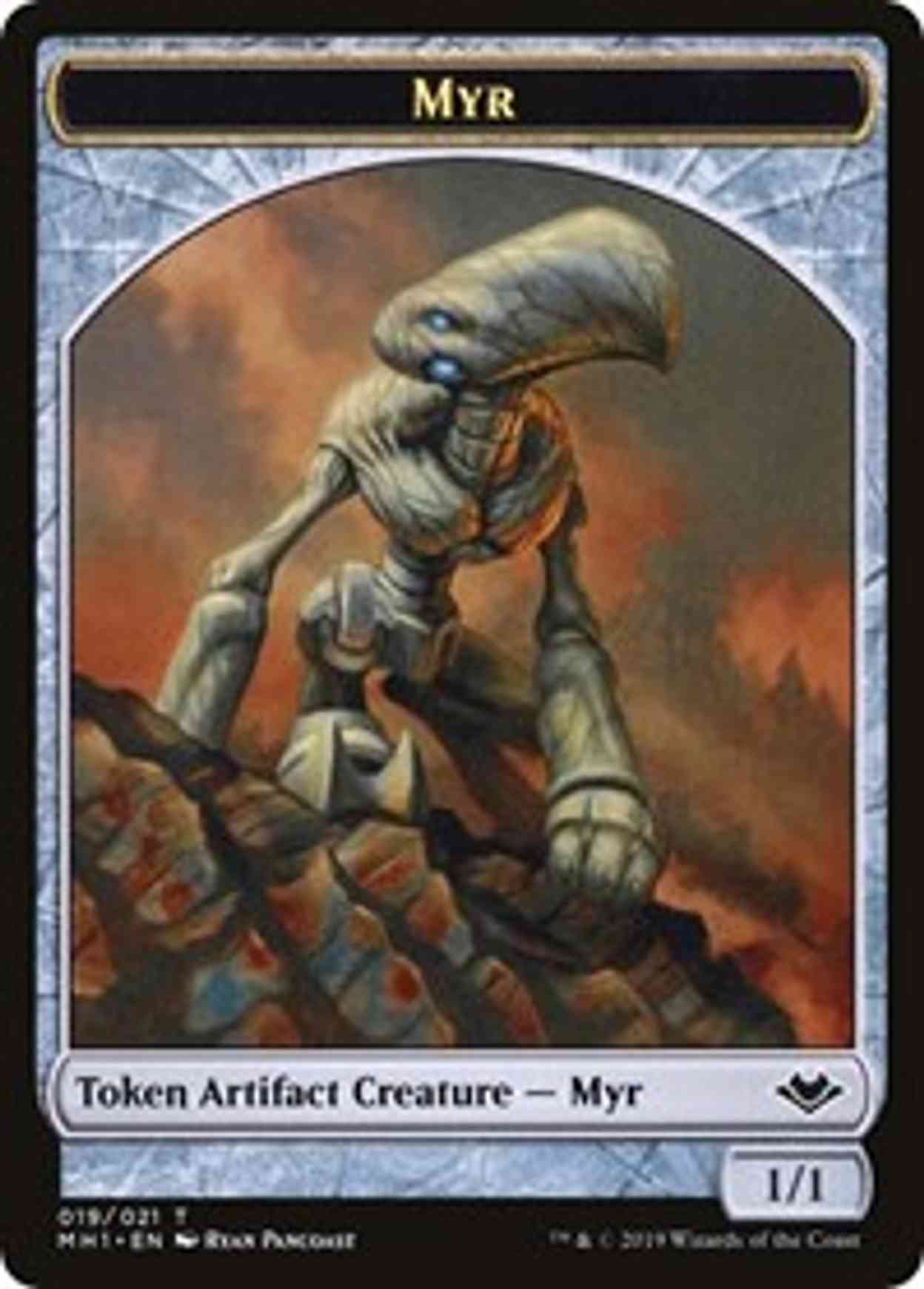 Myr Token (019) magic card front