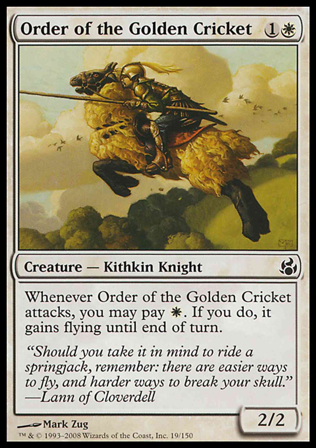 Order of the Golden Cricket magic card front
