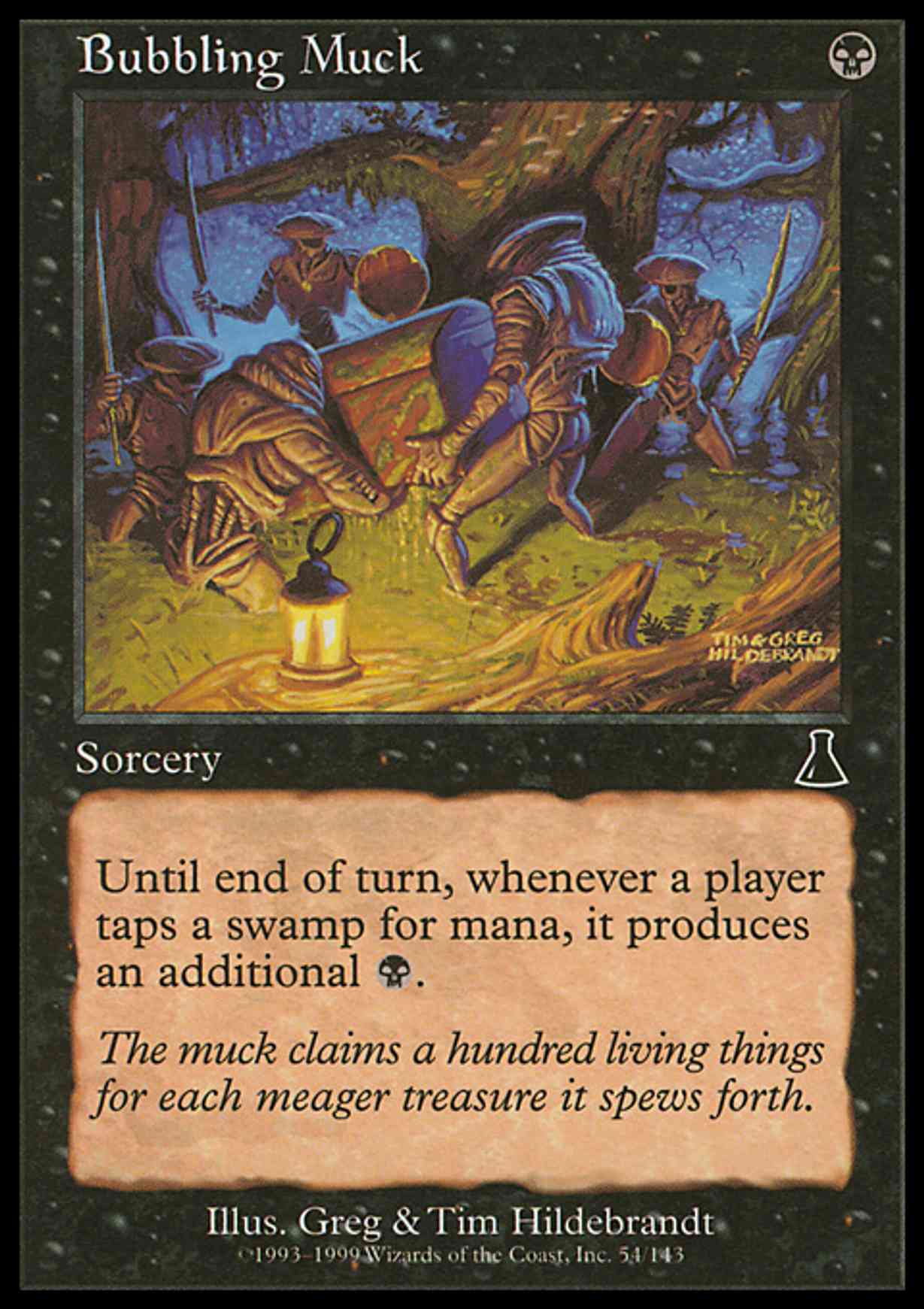 Bubbling Muck magic card front