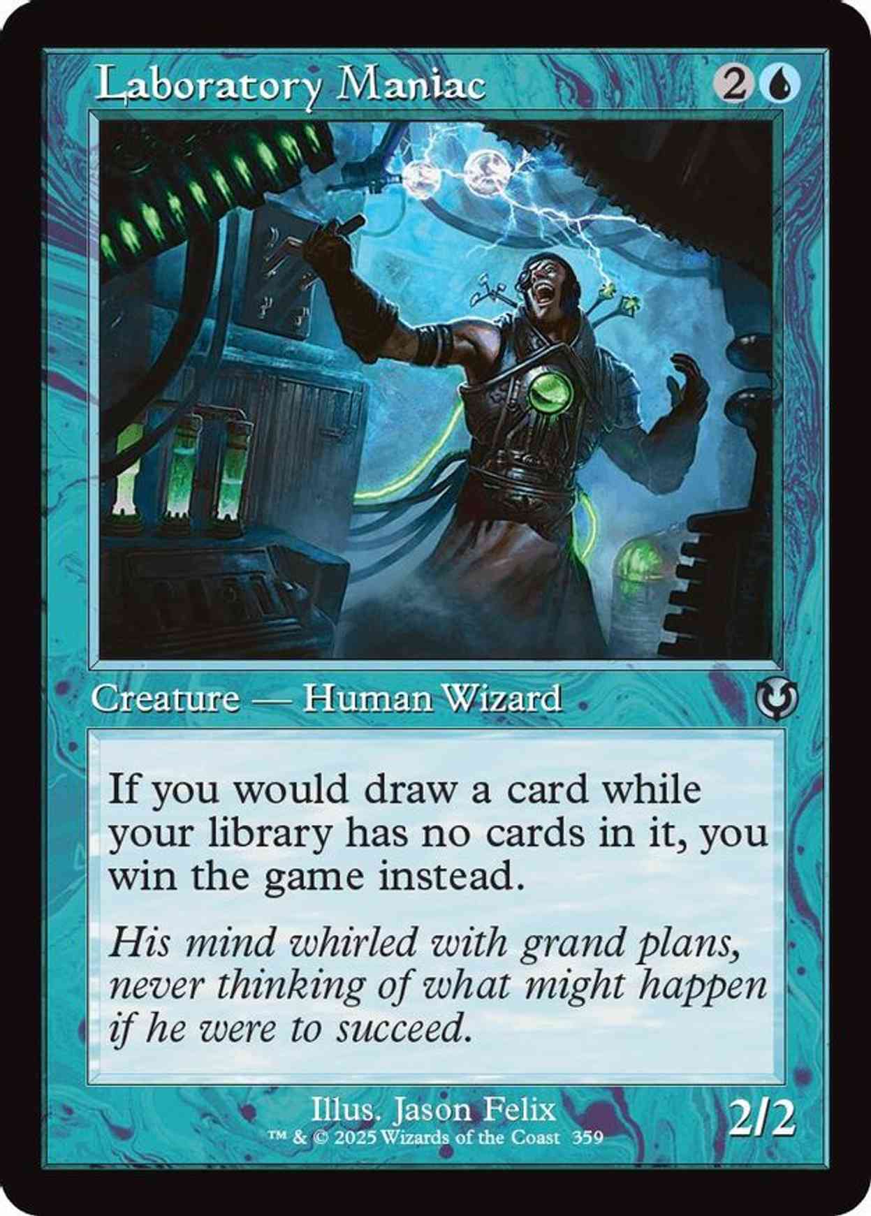 Laboratory Maniac (Retro Frame) magic card front