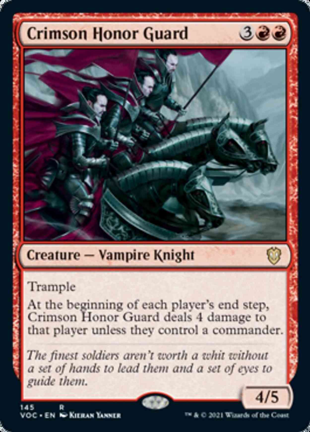 Crimson Honor Guard magic card front