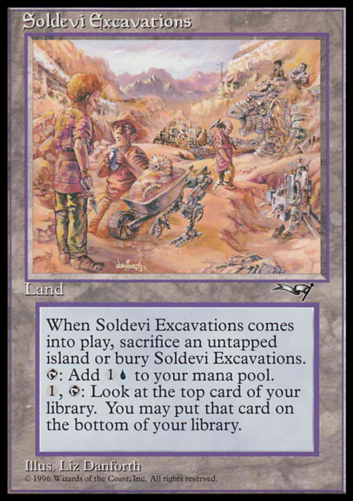Soldevi Excavations magic card front