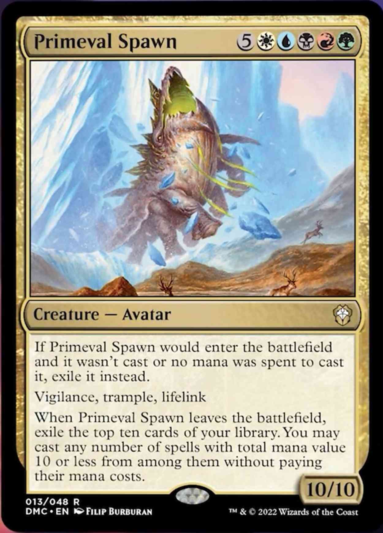 Primeval Spawn magic card front
