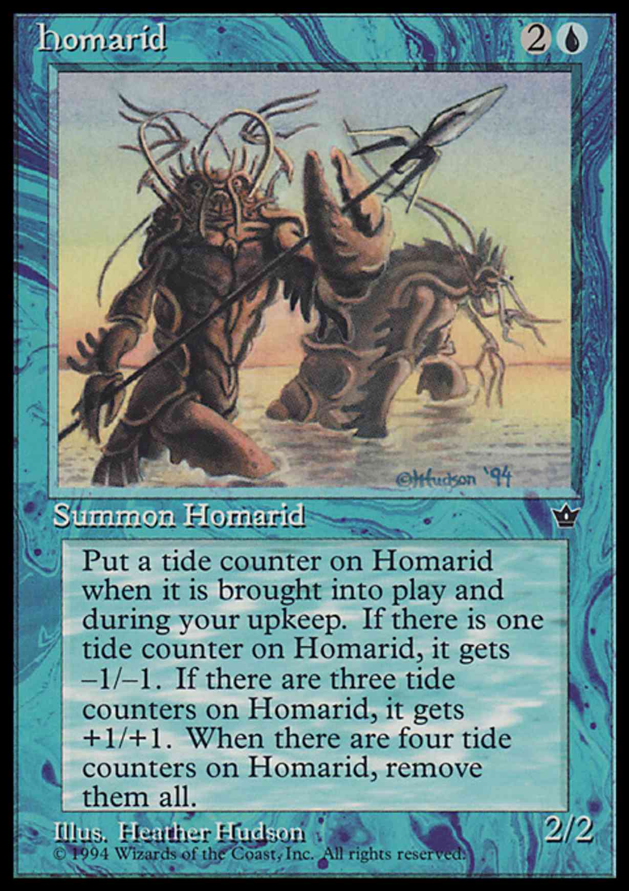 Homarid (Hudson) magic card front