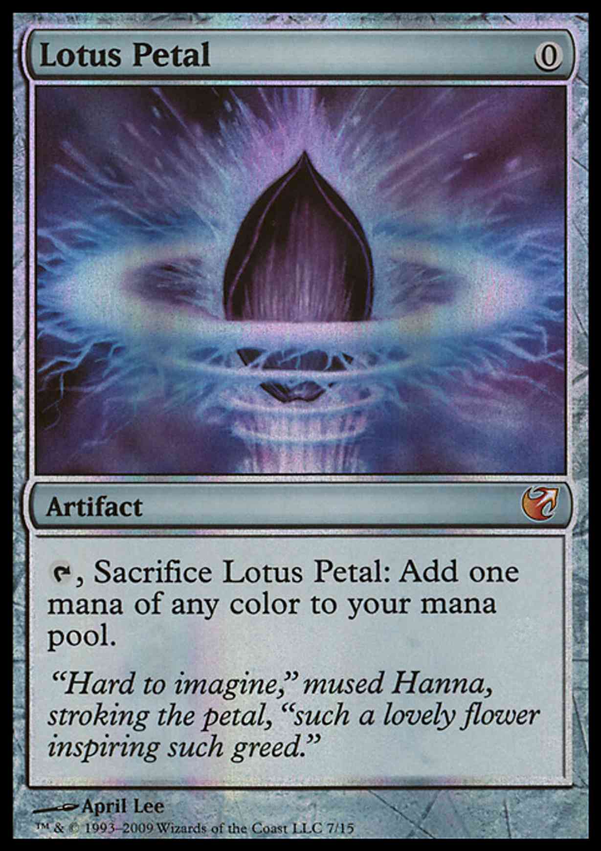 Lotus Petal magic card front