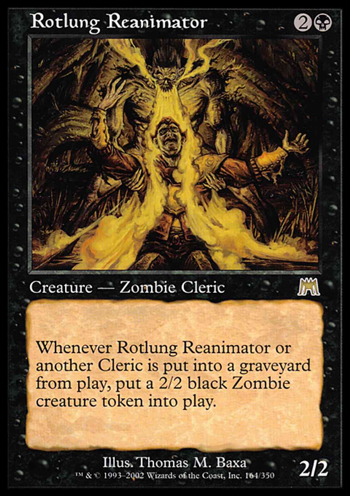Rotlung Reanimator magic card front