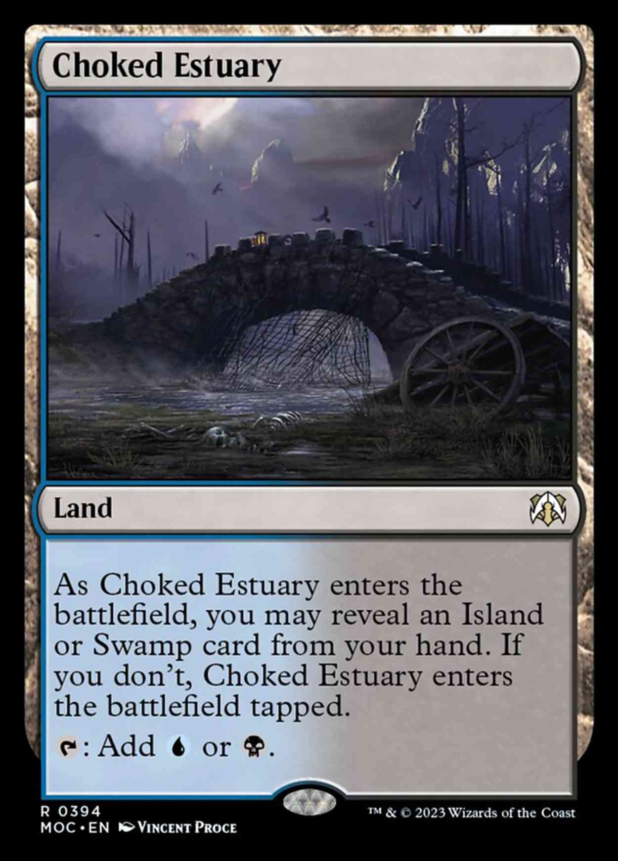 Choked Estuary magic card front