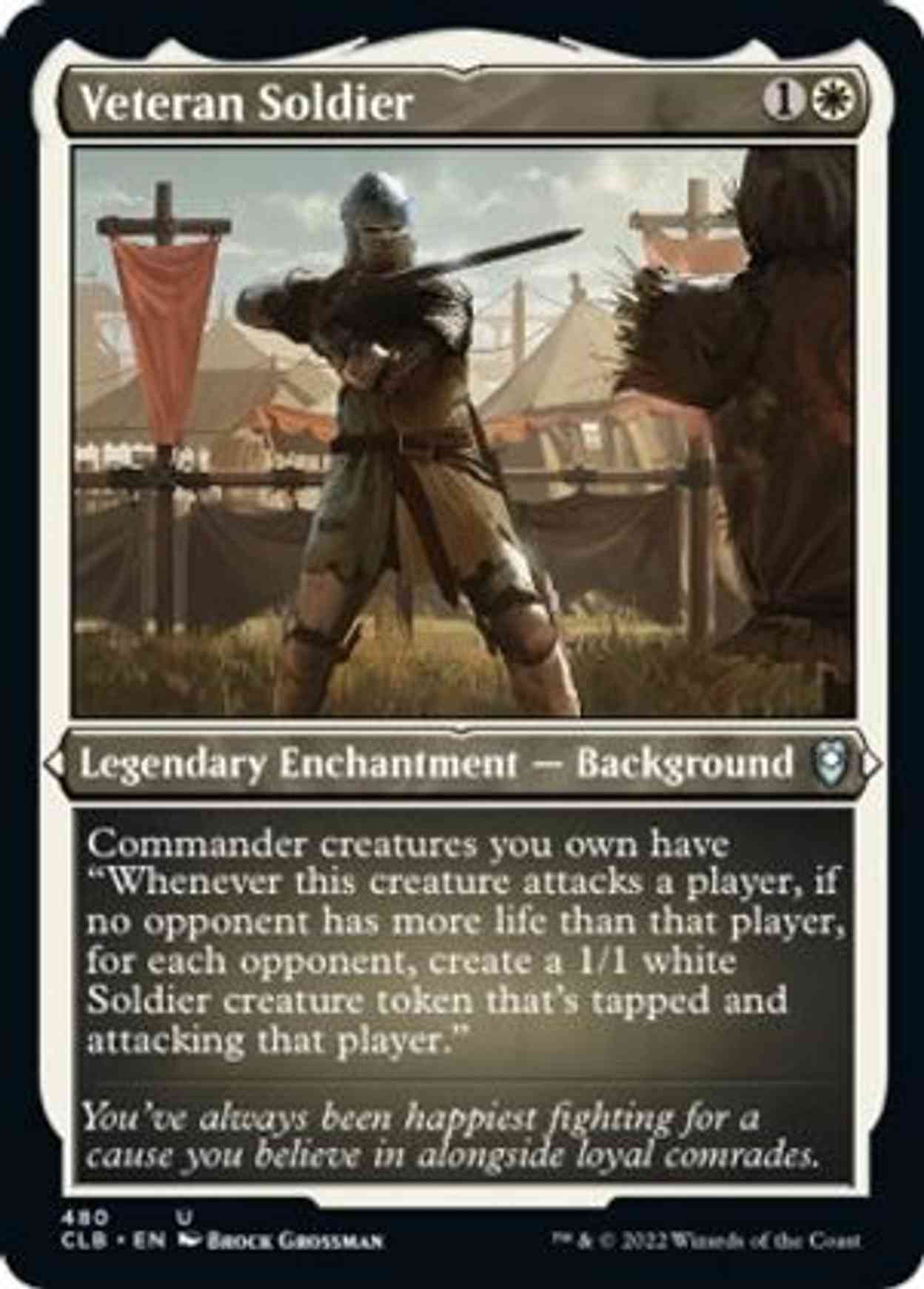 Veteran Soldier (Foil Etched) magic card front