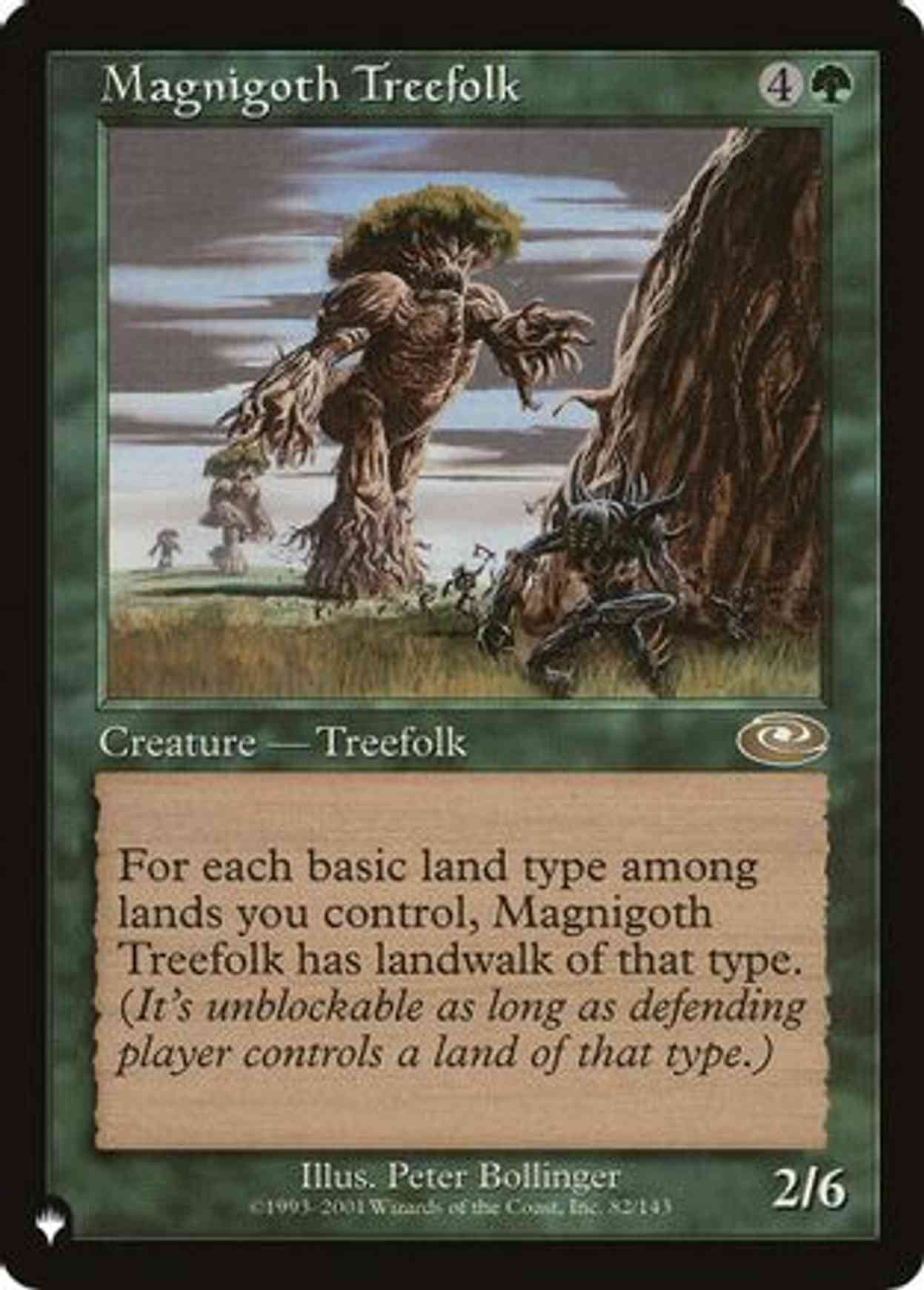 Magnigoth Treefolk magic card front