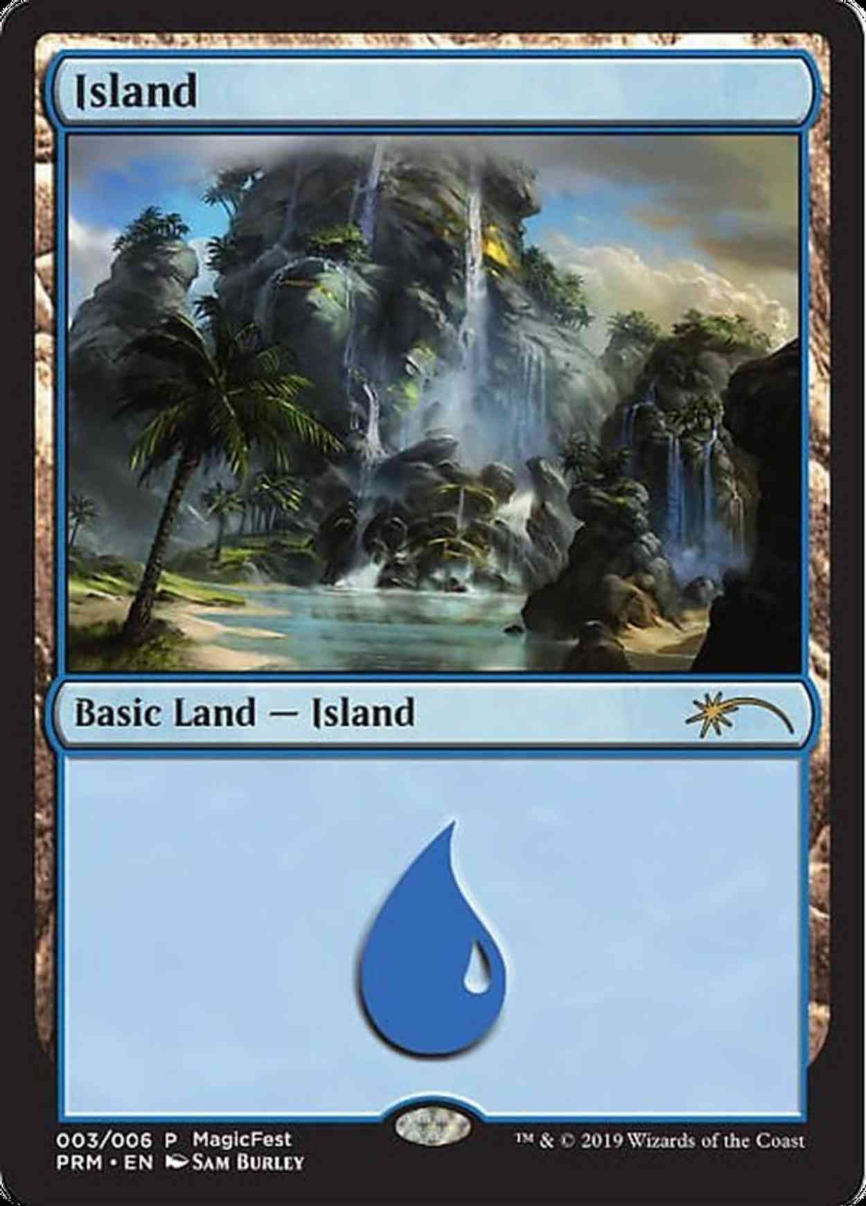 Island (2019) magic card front