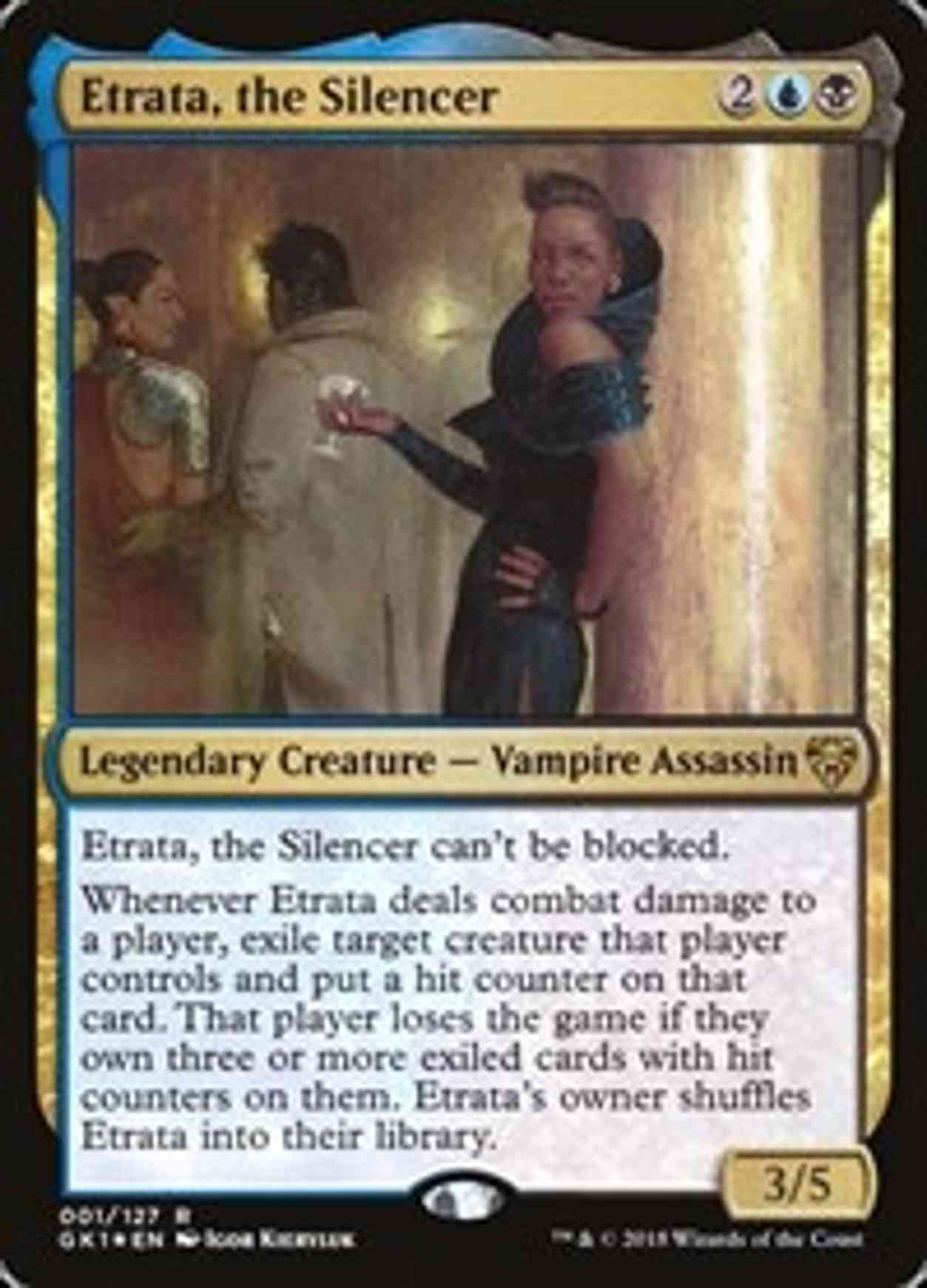 Etrata, the Silencer magic card front